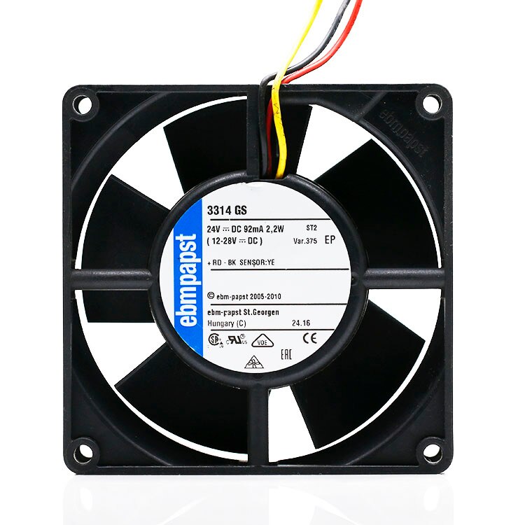 ebm-papst 3314GS 24V DC 90x90x32mm Brushless Cooling Fan