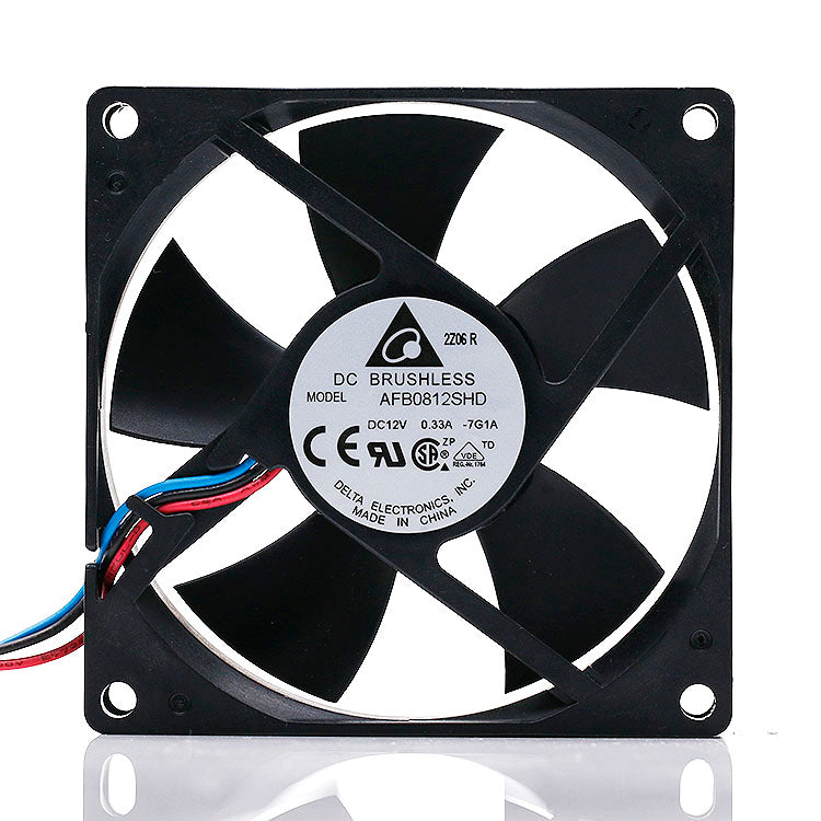 Delta AFB0812SHD 80x80x20mm 12V DC 0.33A Axial Cooling Fan