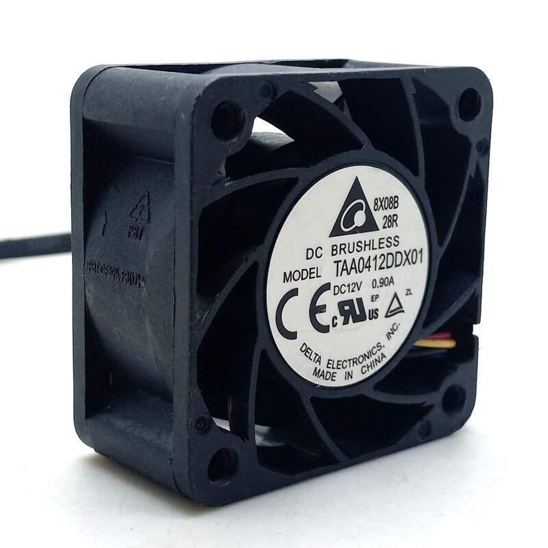 Delta TAA0412DDX01 40x40x20mm 12V DC Axial Cooling Fan