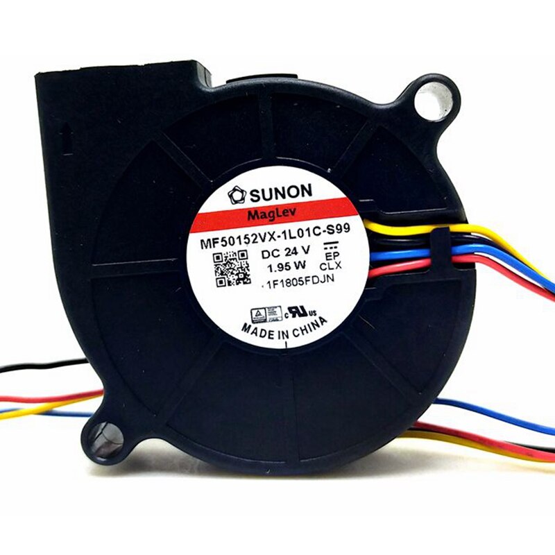 SUNON MF50152VX-1L01C-Q99 50x50x15mm 24V DC Axial Cooling Fan