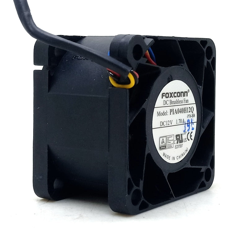 Foxconn PIA040H12Q 40x40x28mm 12V DC Axial Cooling Fan