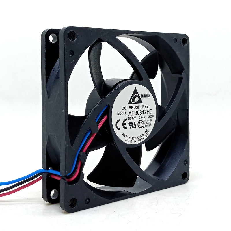 Delta AFB0812HD 80x80x20mm 12V DC 0.27A Axial Cooling Fan