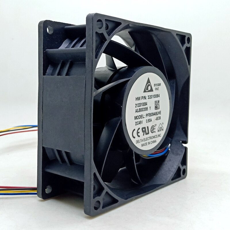 Delta PFB0948UHE 90x90x38mm 48V DC 0.8A 4-Wire Axial Cooling Fan