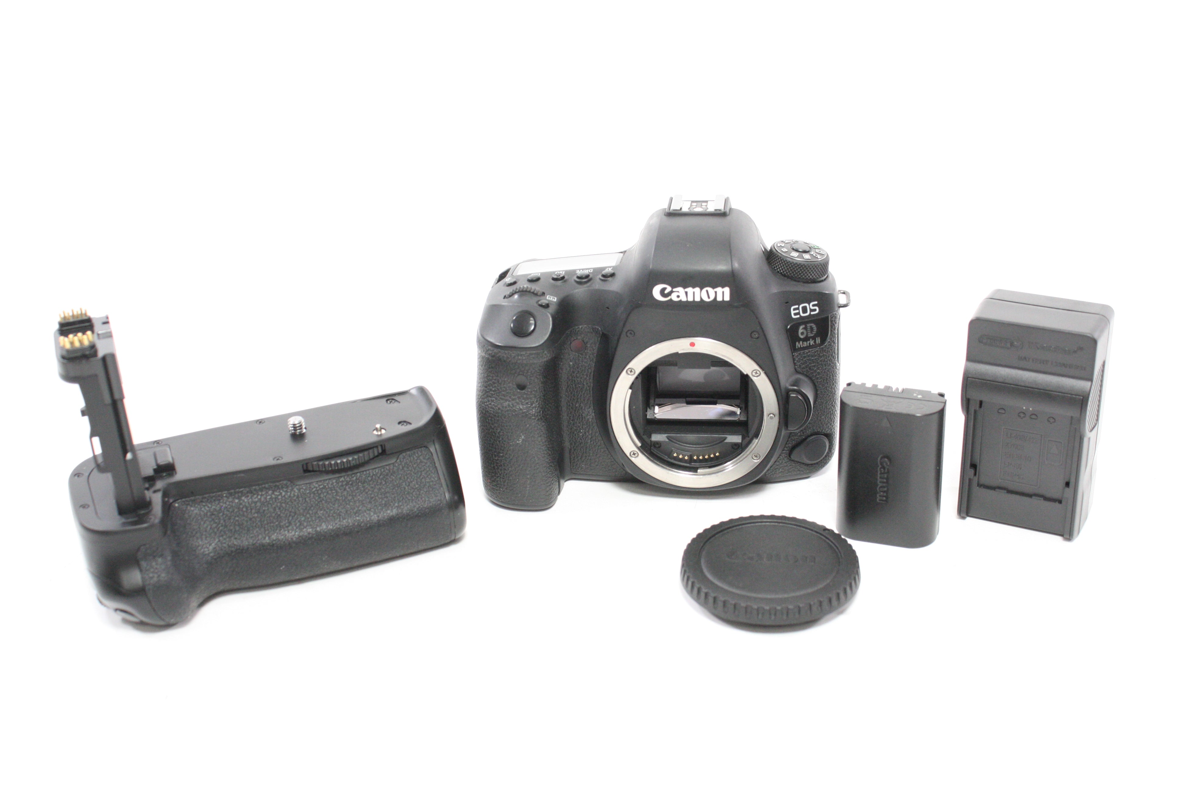 Canon 6D Mark II DSLR Camera Body with Battery Grip with Shutter Count 155,427