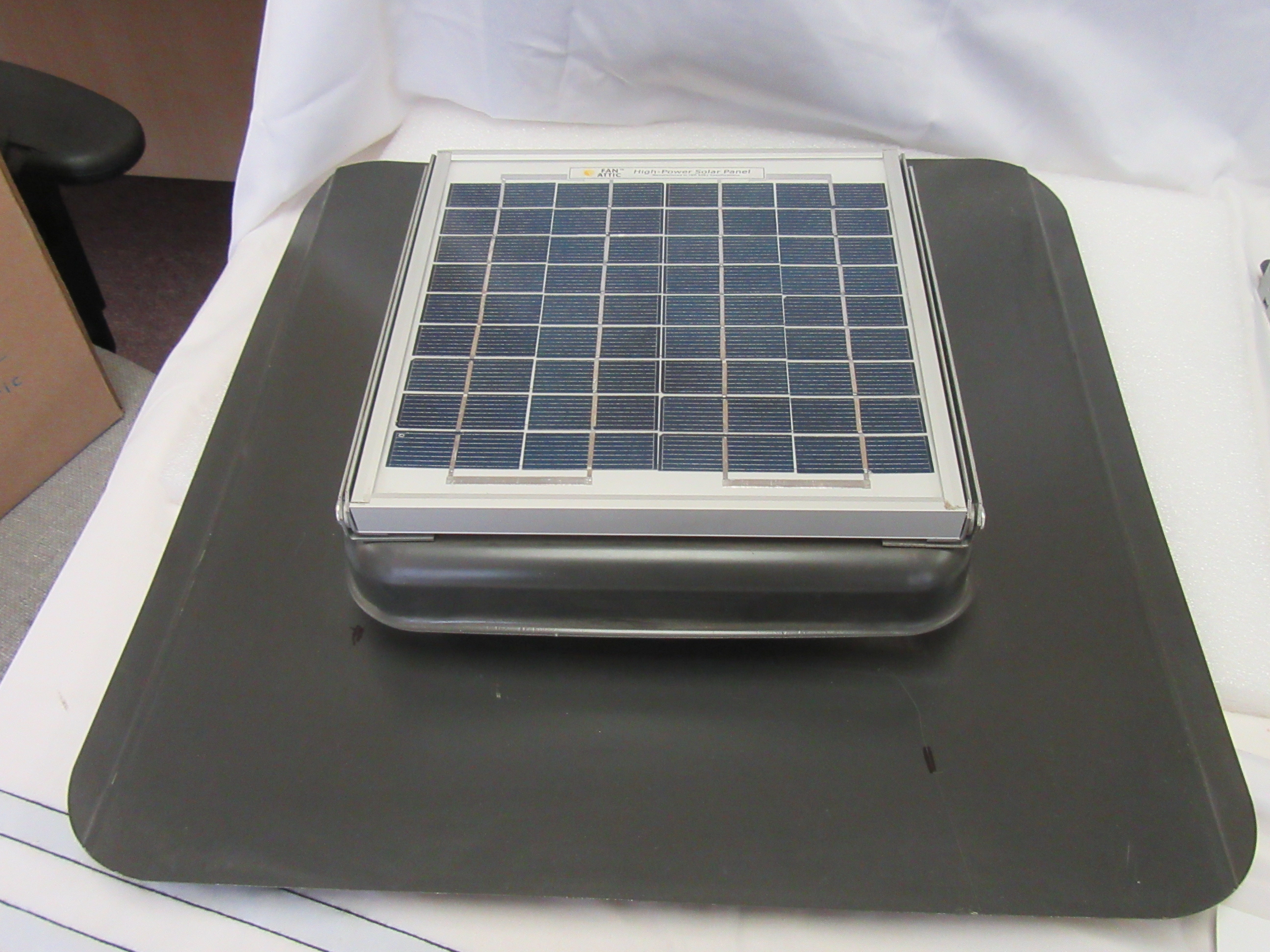 Fan Attic Jr. Solar Vent - Base View | Alo Tech Solutions