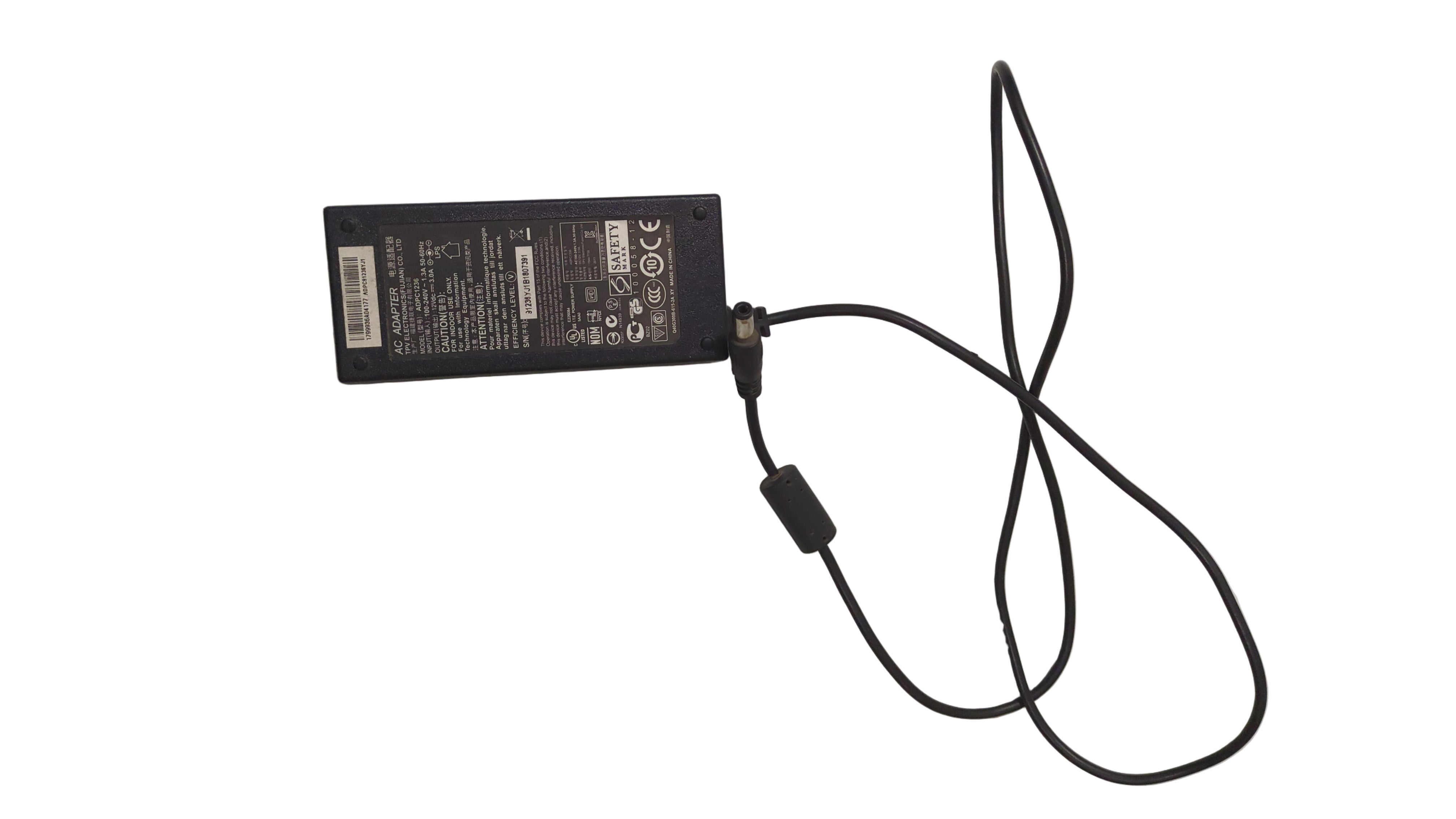 ADPC1236 - AC Power Adapter 12V 3.0A Universal | Alo Tech Solutions