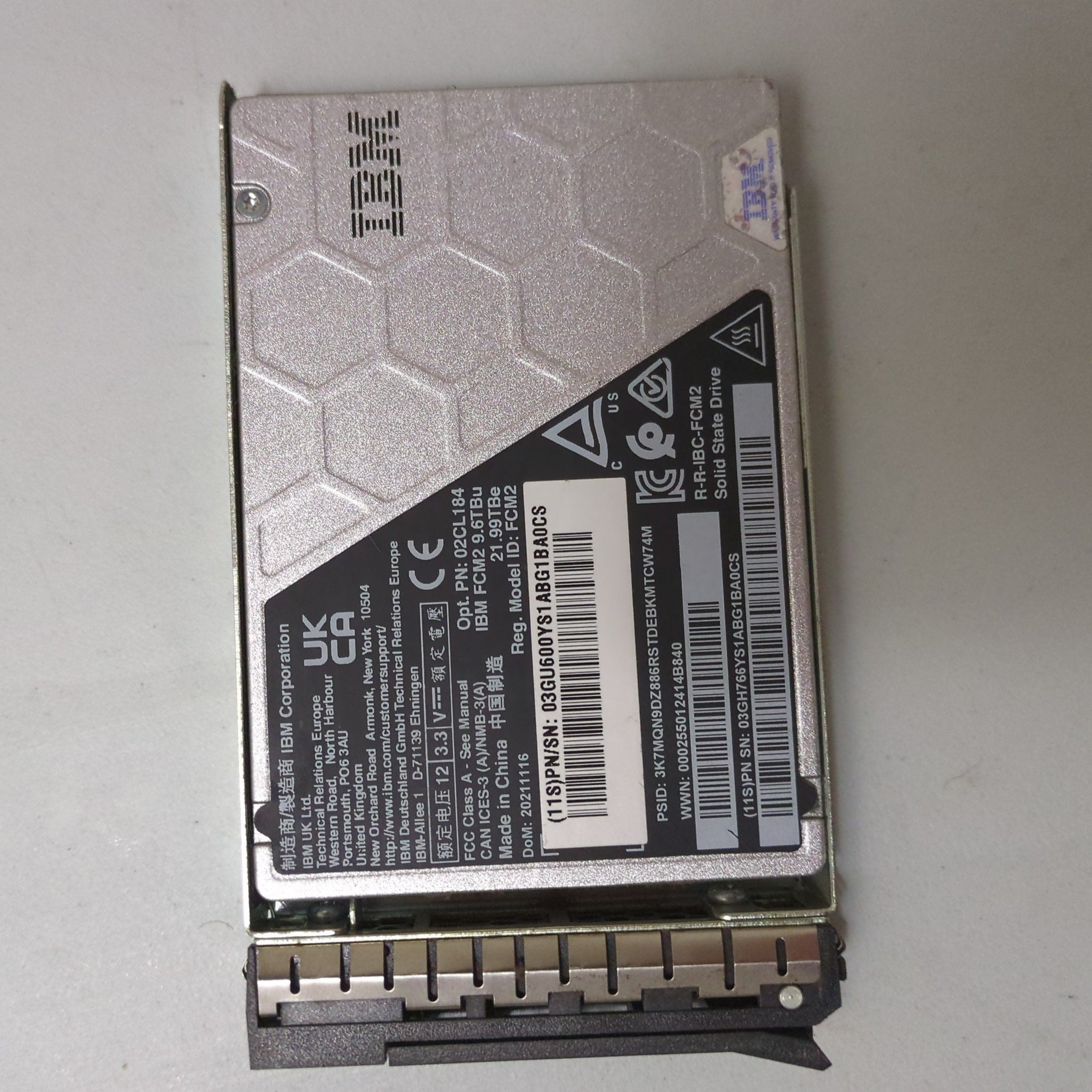 IBM 03GU600 02CL184 - 9.6TB NVMe FCM 2.1 Flash Module | Alo Tech Solutions