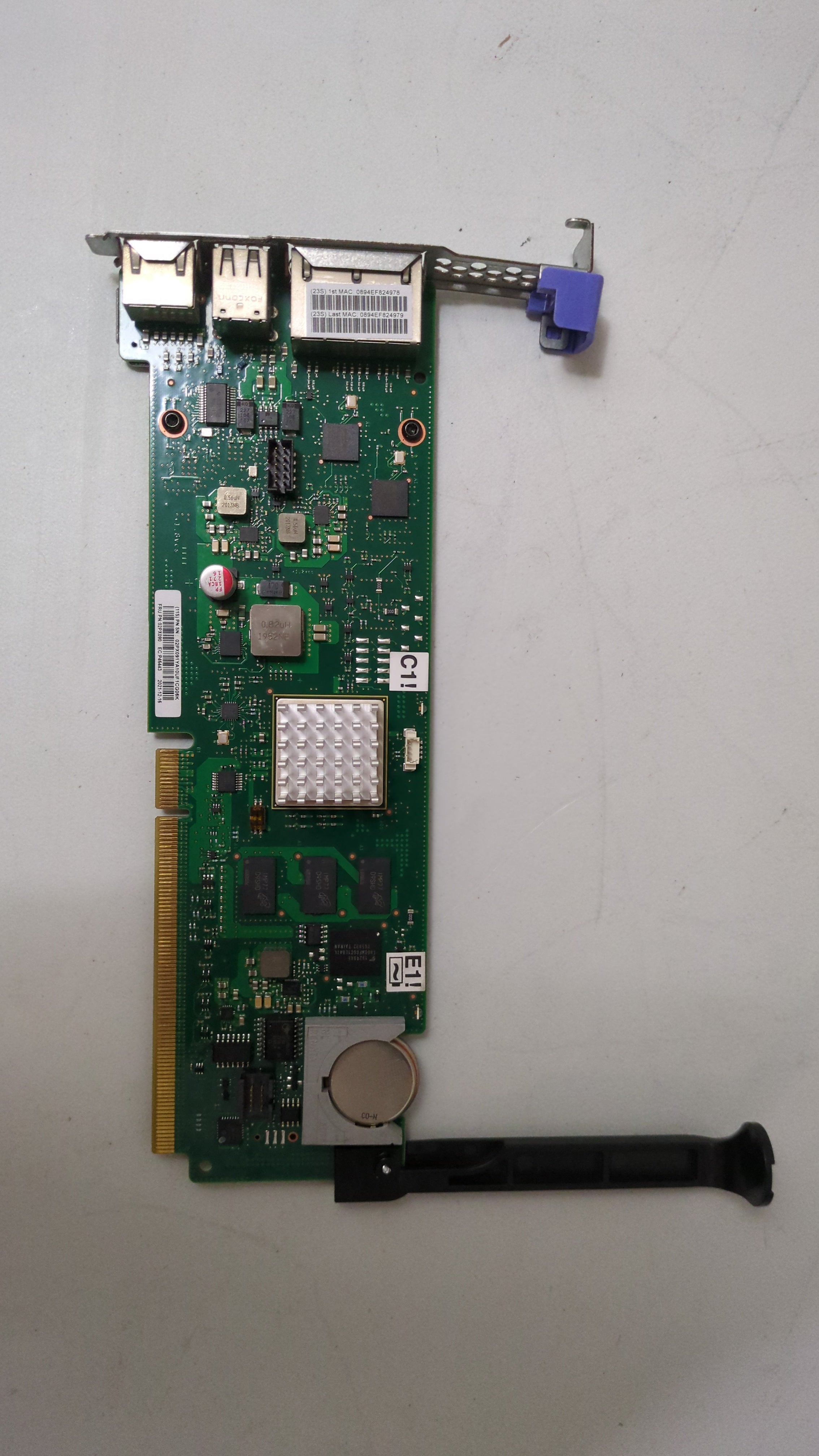 IBM 02PX091 - Service Processor Card Label Detail | Alo Tech Solutions