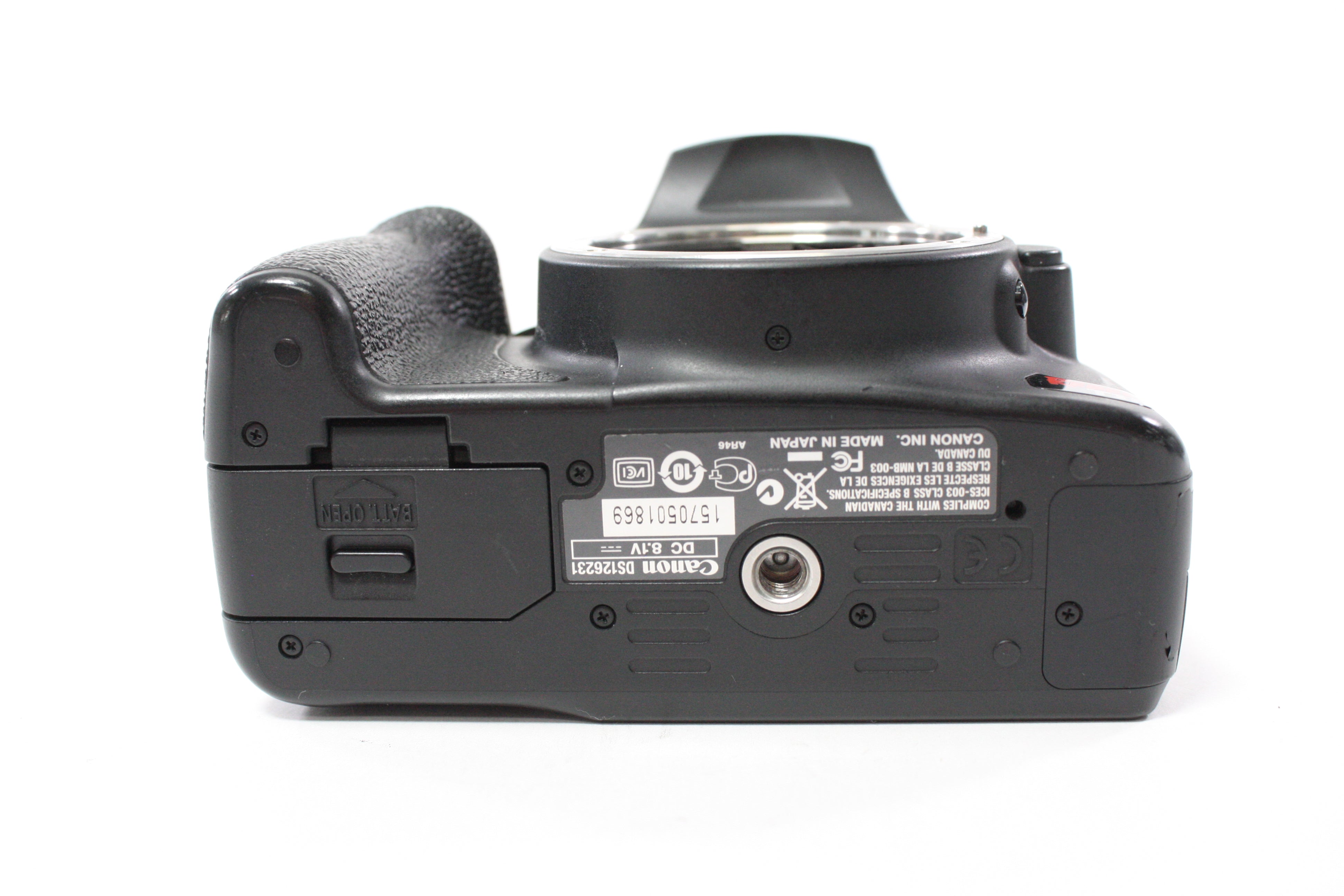 Canon EOS Rebel T1i DSLR Camera with 18-55mm f/3.5-5.6 IS Lens with Shutter Count 5,637