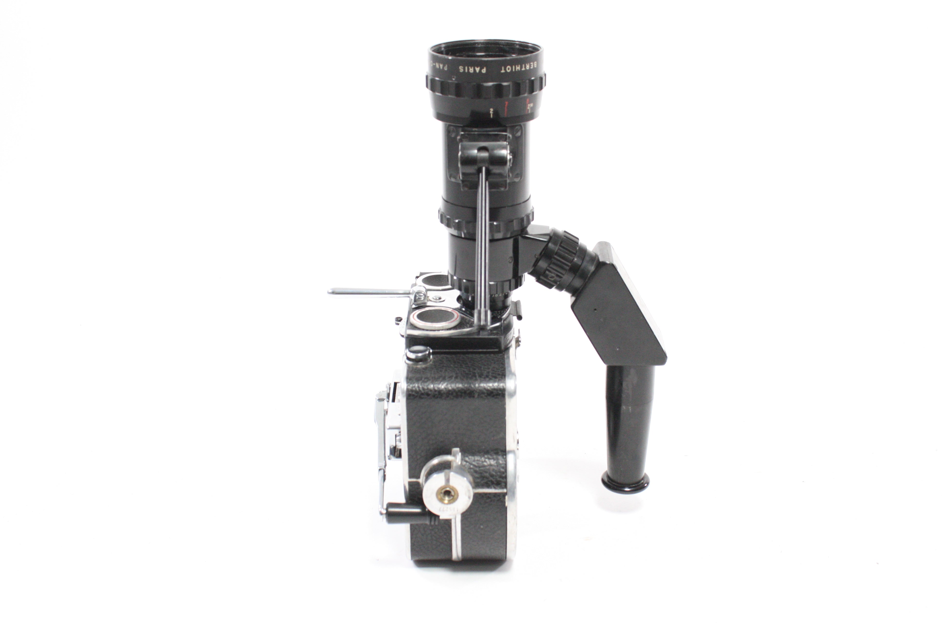Bolex H16 Reflex 16mm Movie Camera with SOM Berthiot Pan-Cinor 17.5-70mm f/2.4 Lens