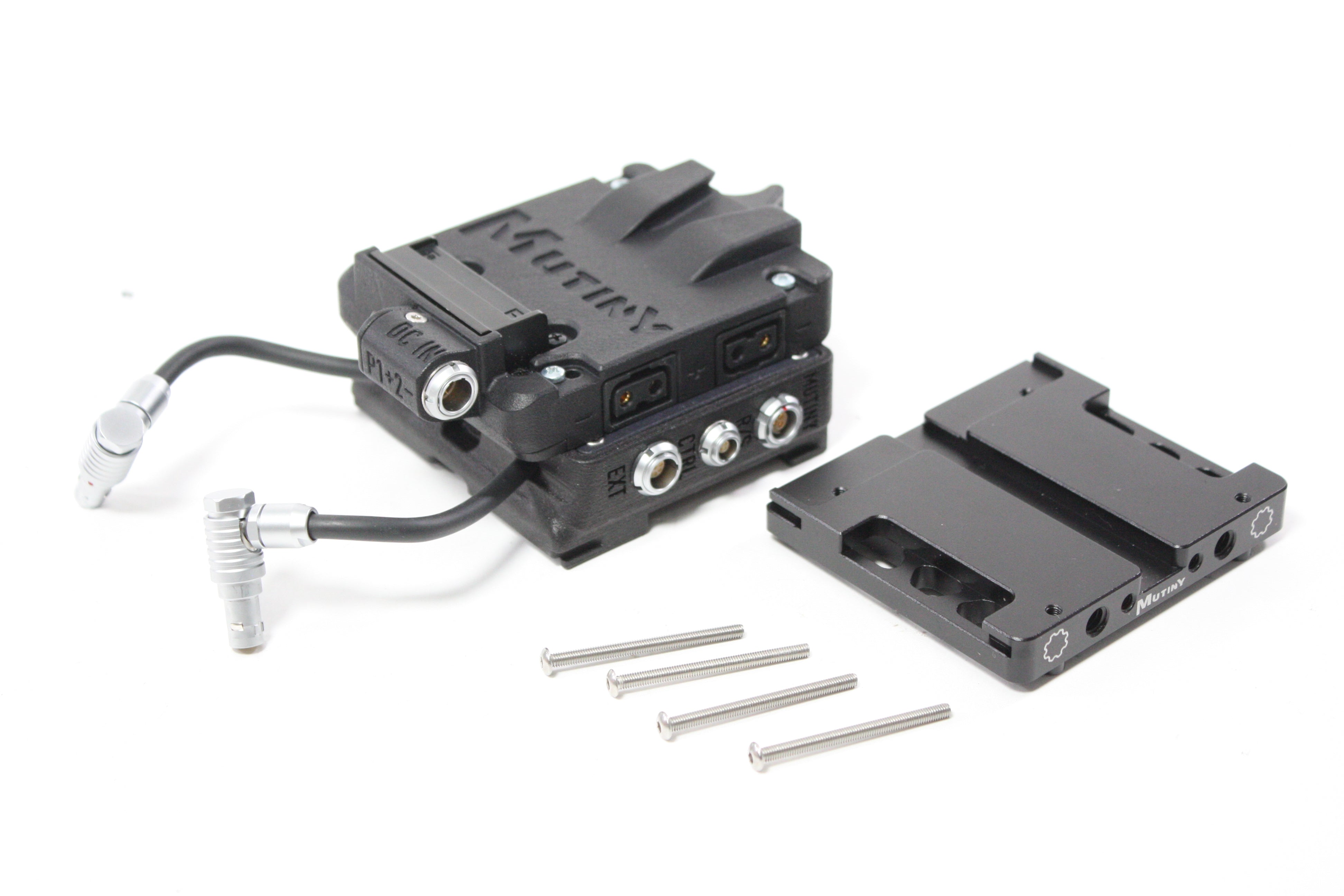 Mutiny IO for Red Komodo V Mount Battery Adapter