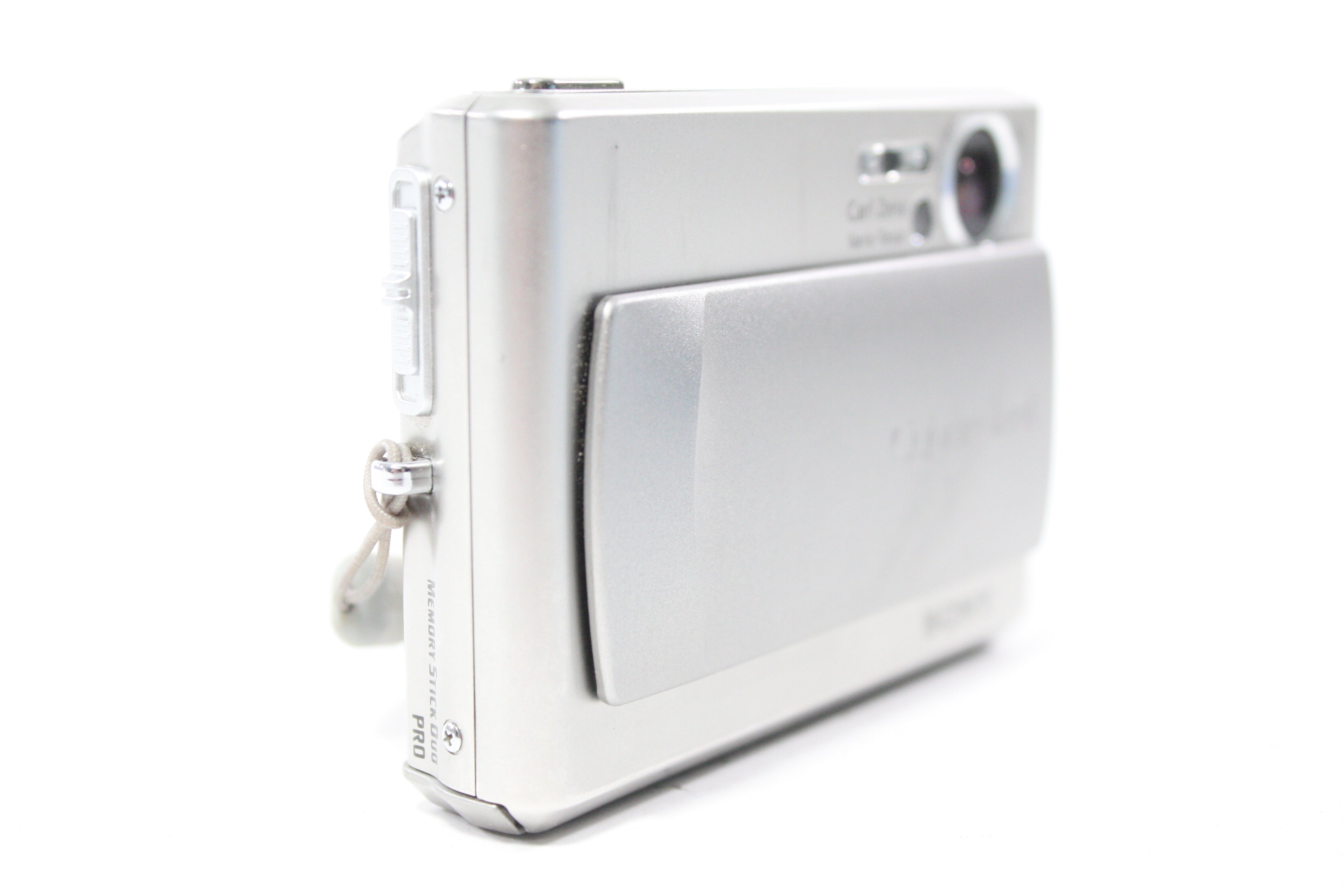 Sony Cybershot DSC-T1 Digital Point and Shoot Camera 3x Zoom 5mp (Silver) AS-IS
