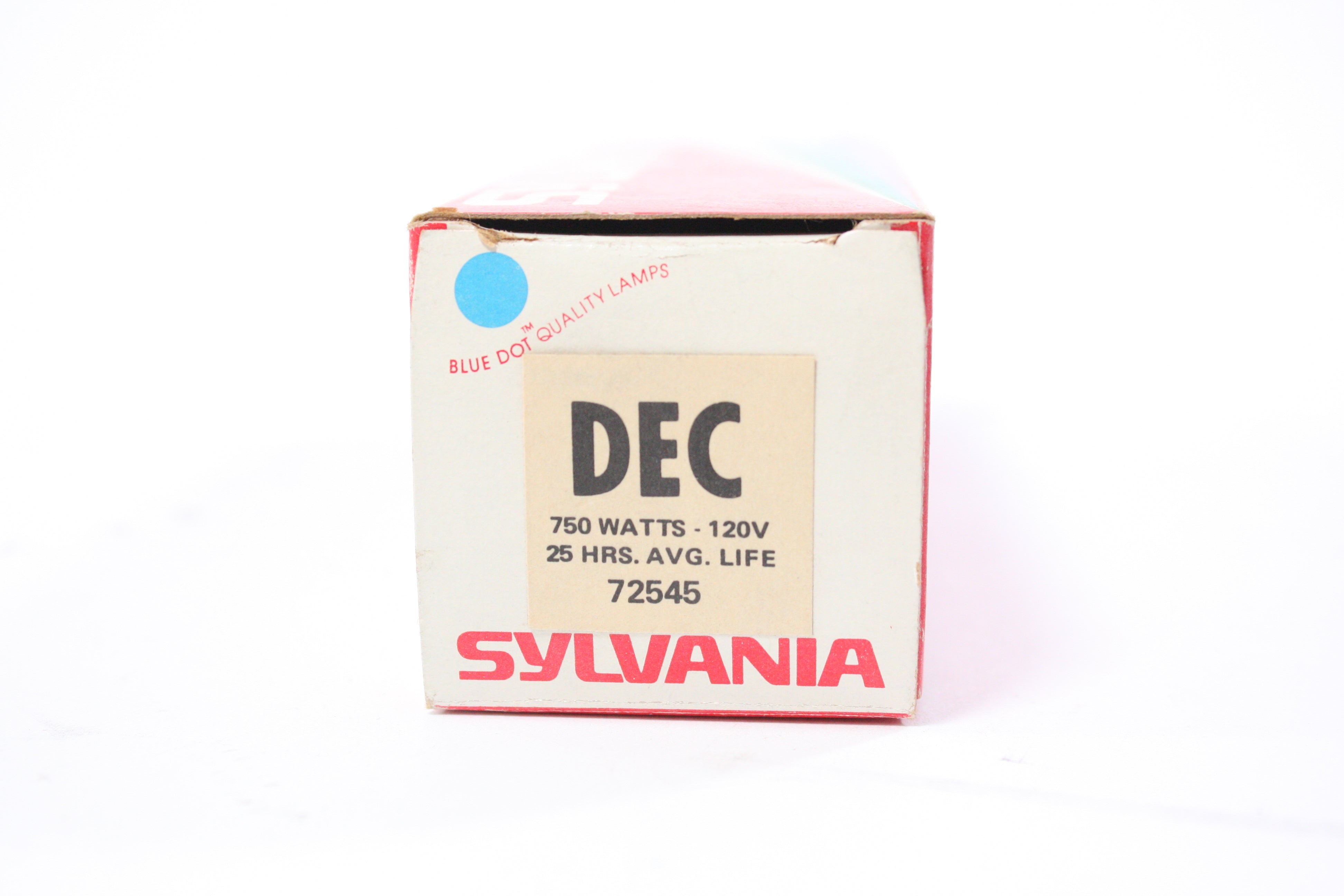 Sylvania DEC 750W 120V 25Hrs Projector Lamp