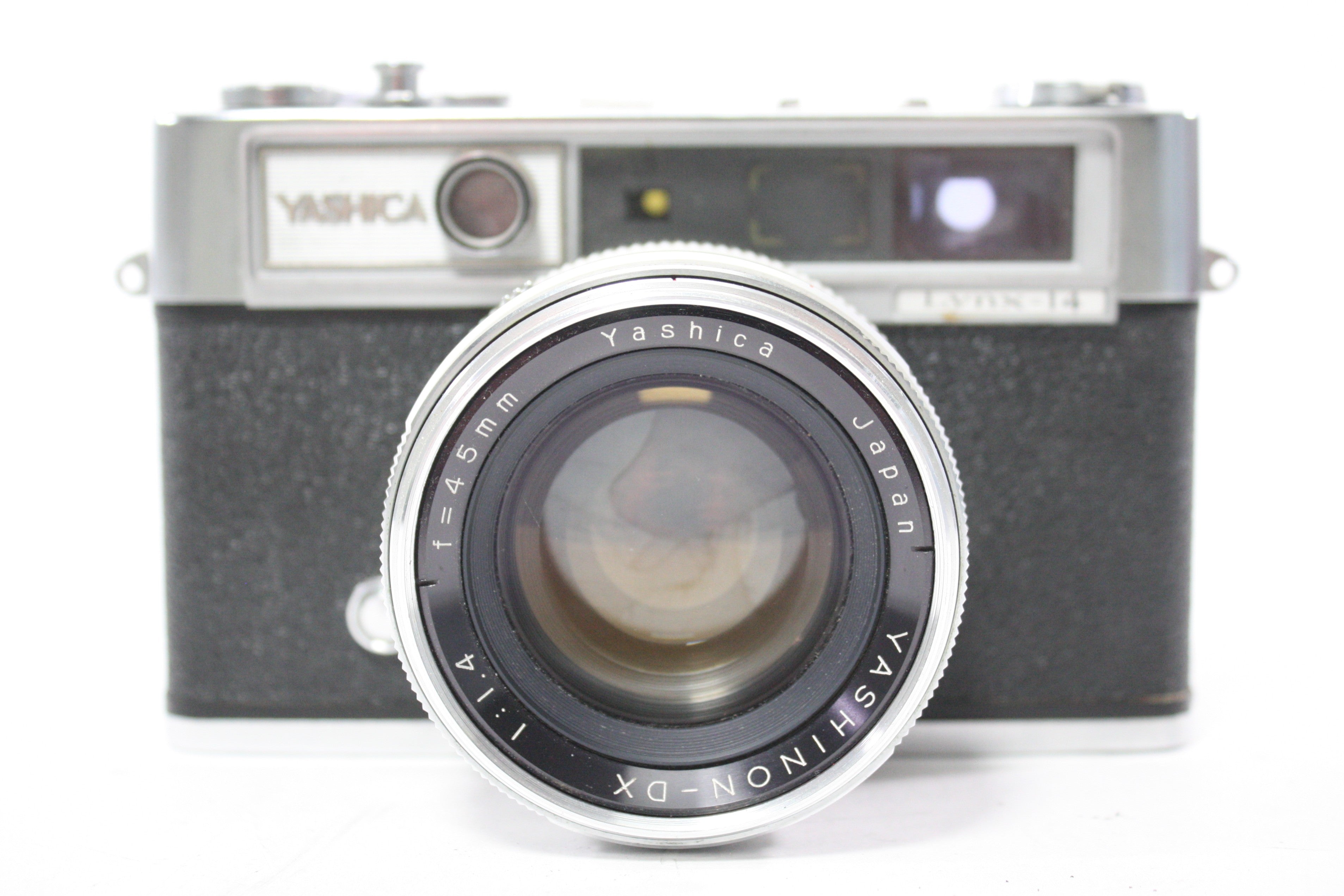 Yashica  Lynx-14 35mm Rangefinder Camera with 45mm f/1.4 Lens AS-IS