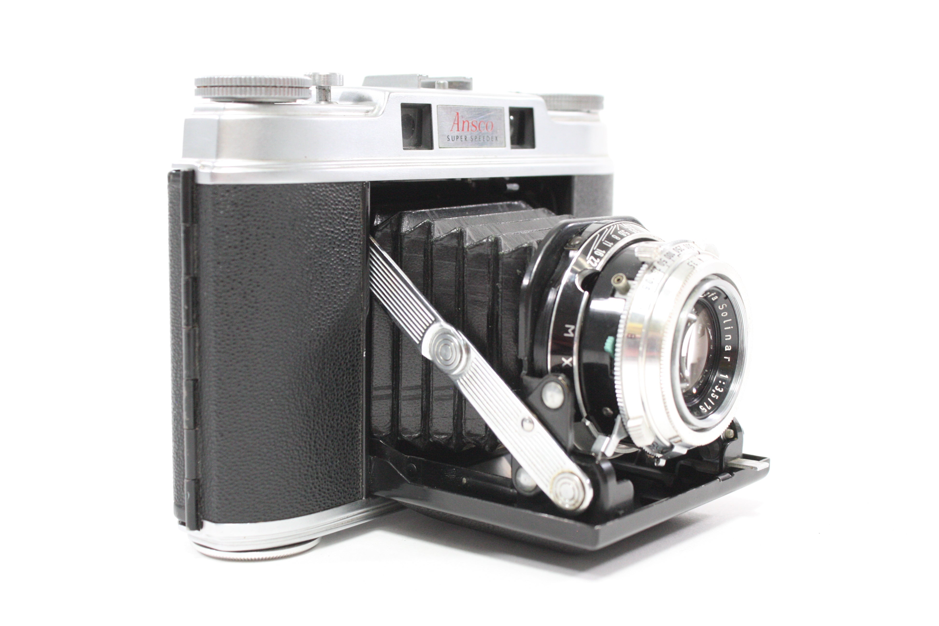 Ansco Super Speedex Folding Camera with Agfa 75mm f/3.5 Solinar Lens (Please Read)