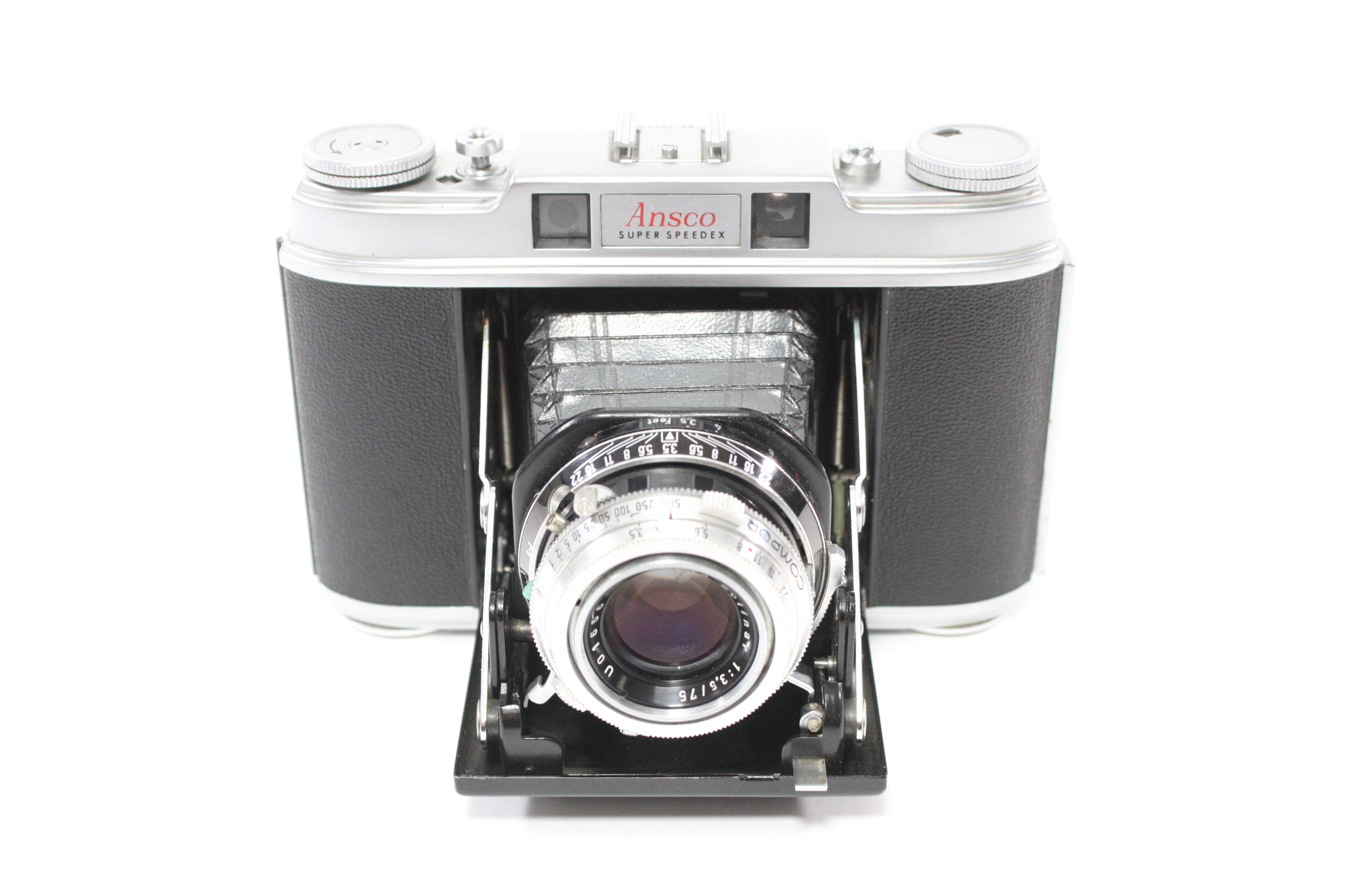 Ansco Super Speedex Folding Camera with Agfa 75mm f/3.5 Solinar Lens (Please Read)