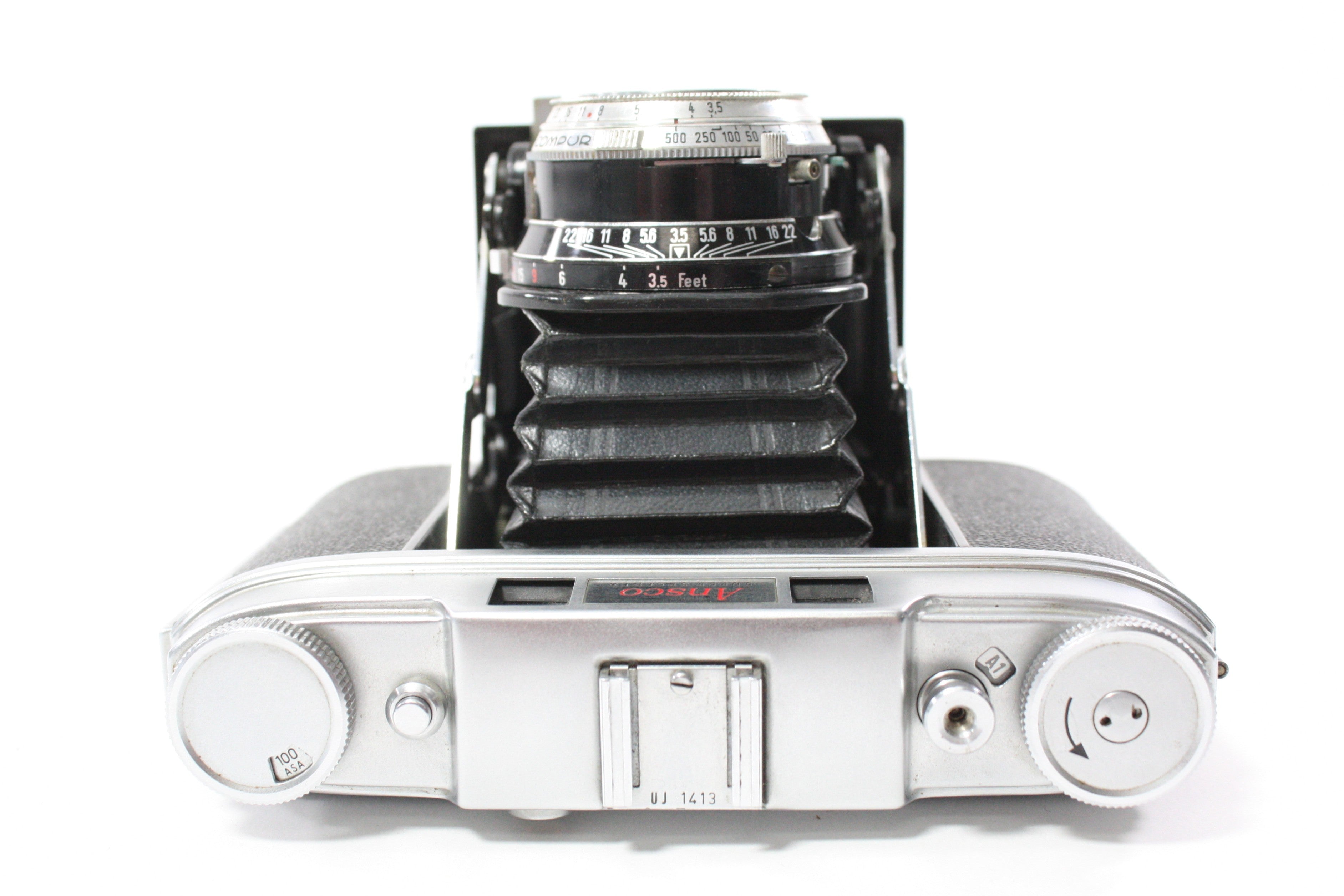 Ansco Super Speedex Folding Camera with Agfa 75mm f/3.5 Solinar Lens (Please Read)