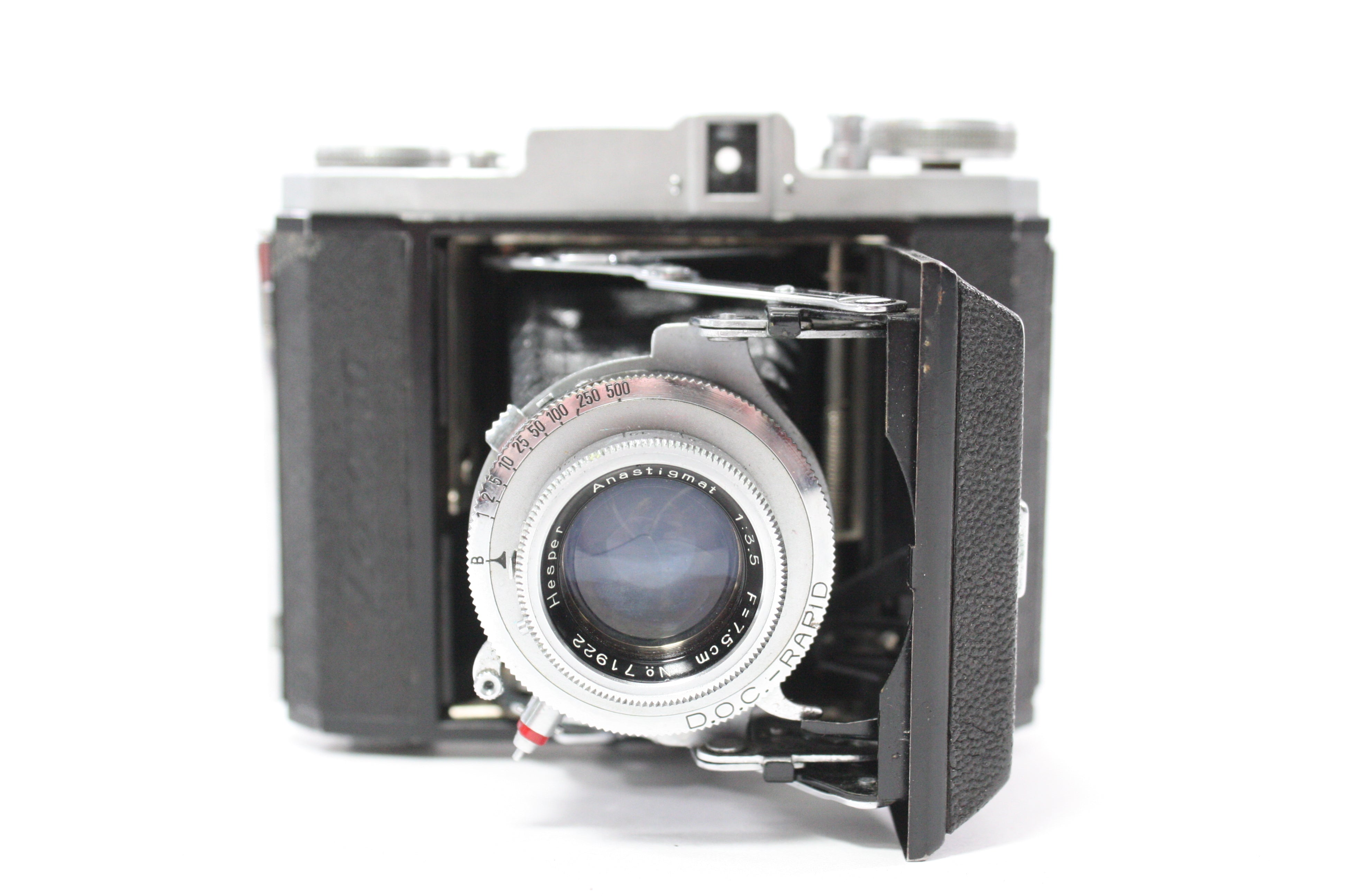 Zenobia Folding Camera with Hesper 7.5cm f/3.5 Anastigmat Lens (Please Read)