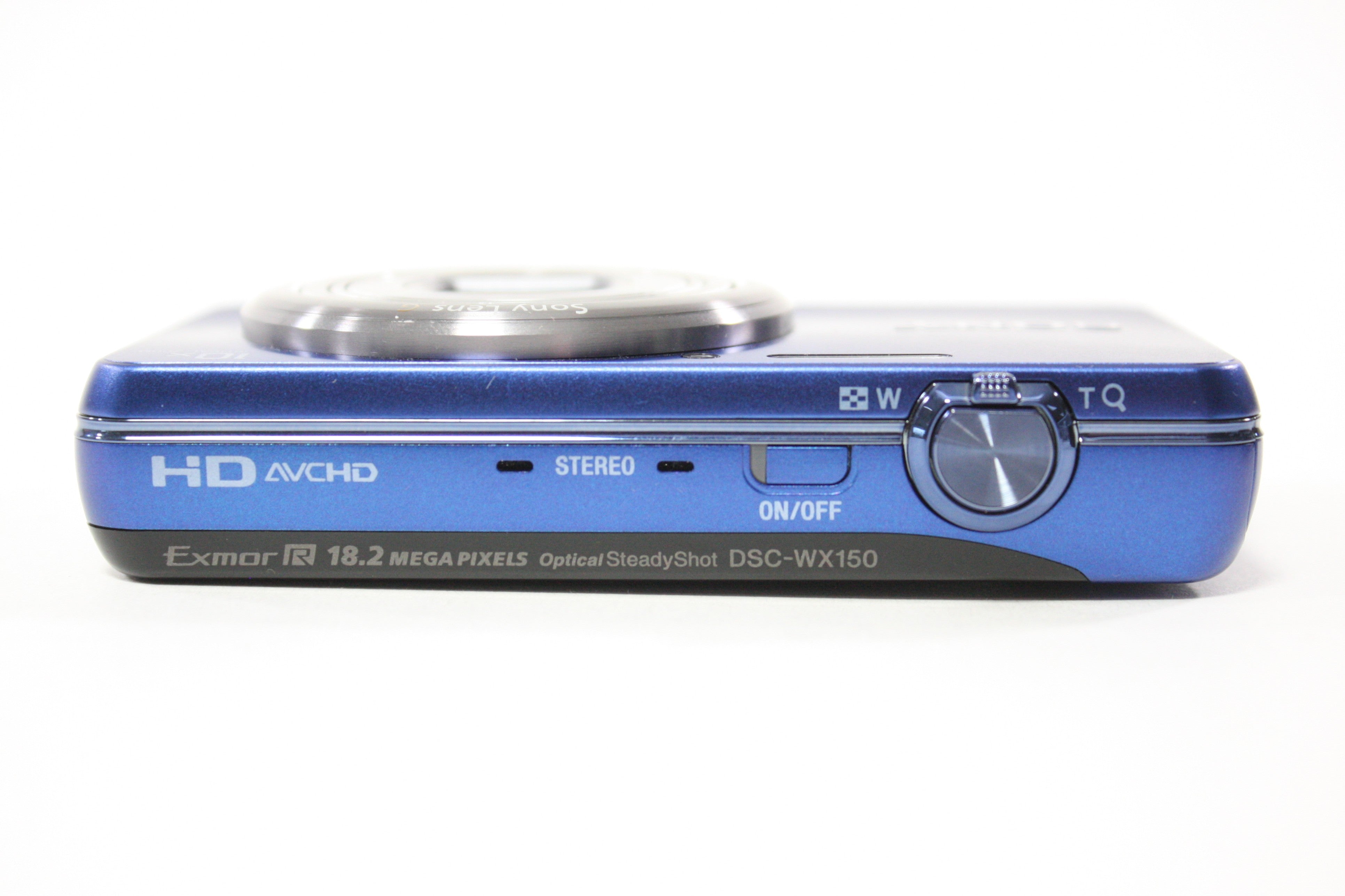 Sony Cyber-Shot DSC-WX150 Digital Point and Shoot Camera 10x Zoom 18.2mp (Blue)