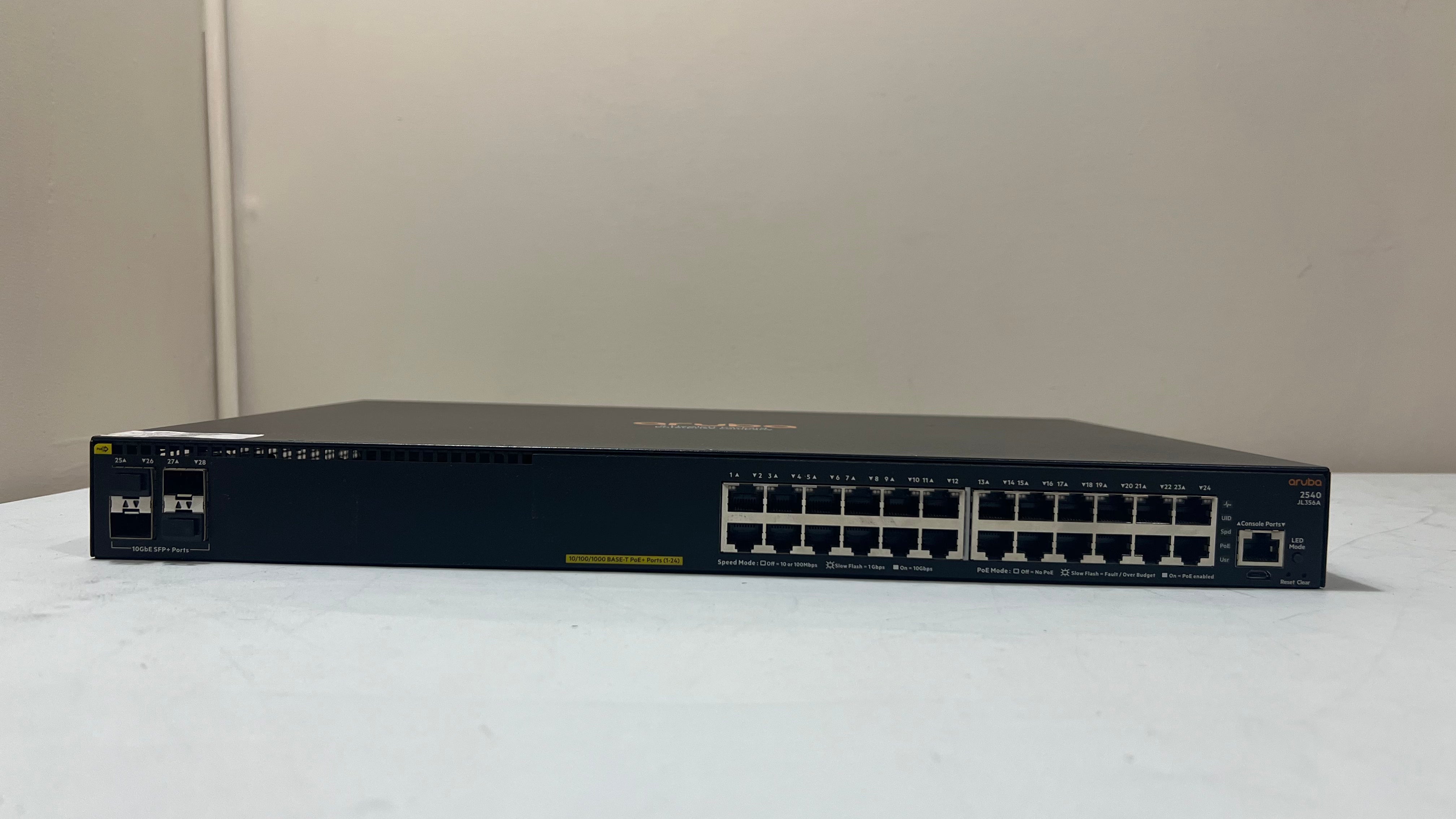 Aruba JL356A - 2540 24G Switch Bottom View | Alo Tech Solutions
