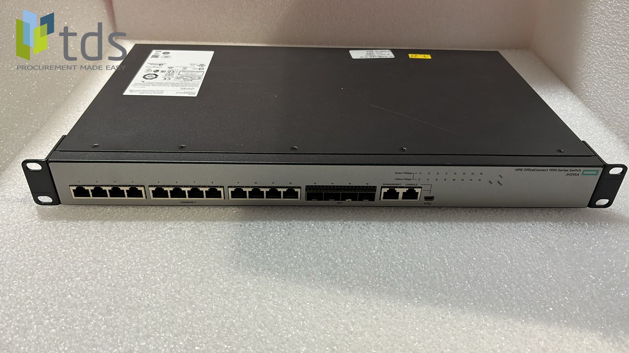 HPE JH295A 1950 12XGT 4SFP+ Switch | Alo Tech Solutions