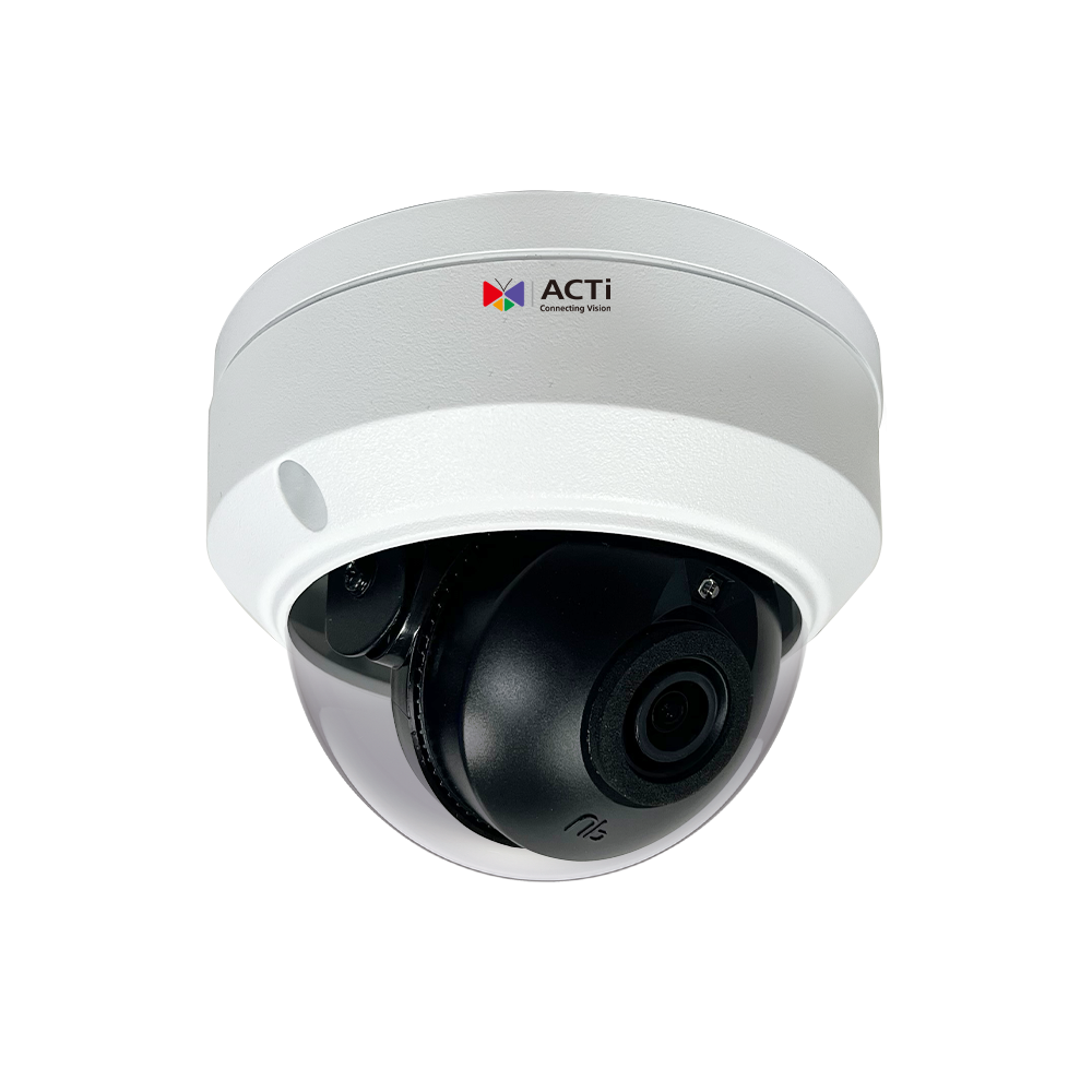 ACTi K73 5MP Deep Learning AI f2.8mm Outdoor Fixed Dome with IR LED 50m