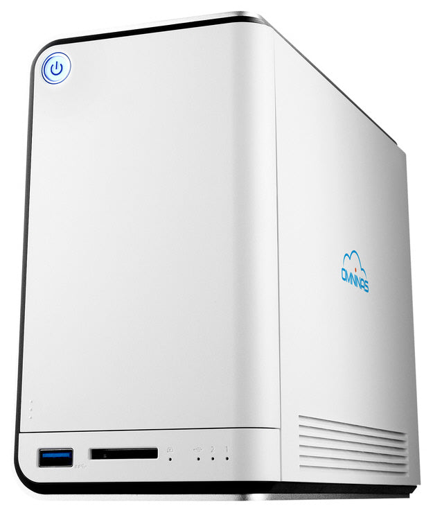 Shuttle KD20 NAS OMNINAS 2Bay USB3.0 256MB 1Gb Supports up to 4TBx2 HDD Storage RAID Retail Box