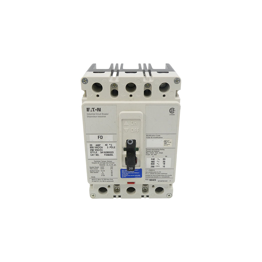 EATON FD3020L 600VAC 20A NSNP