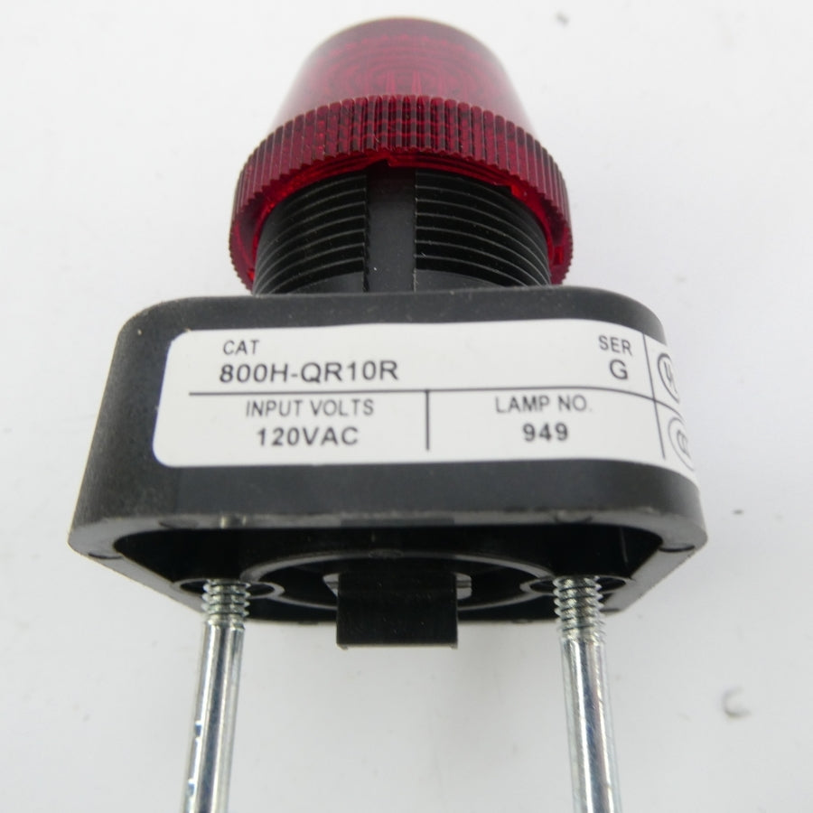 ALLEN BRADLEY 800H-QR10R SER. G 120VAC (BR/WH) NSMP