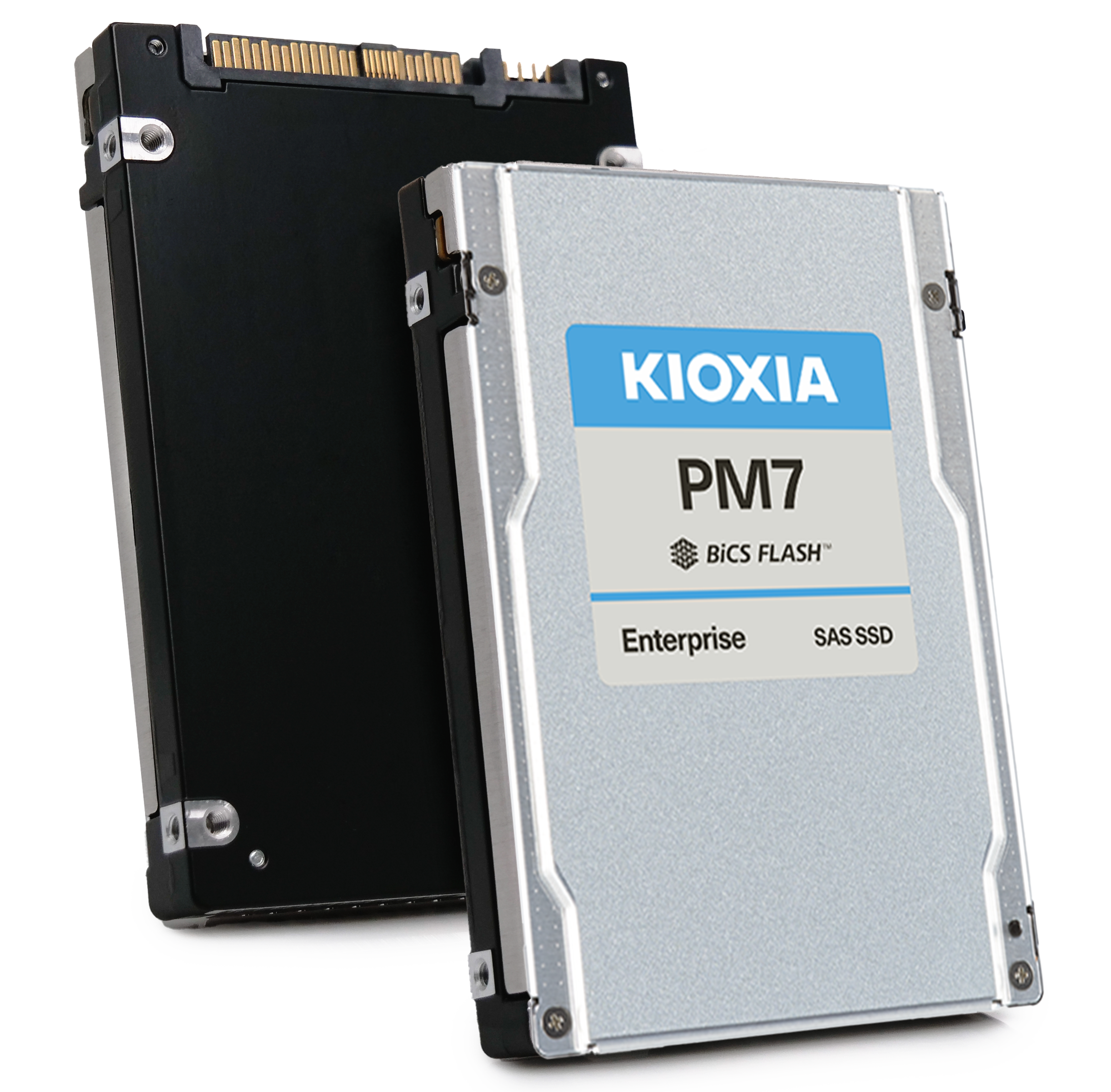 Kioxia PM7-R KPM7XRUG15T3 15.36TB 1 DWPD SAS-4 25Gb/s Read Intensive TLC 2.5in Recertified Solid State Drive