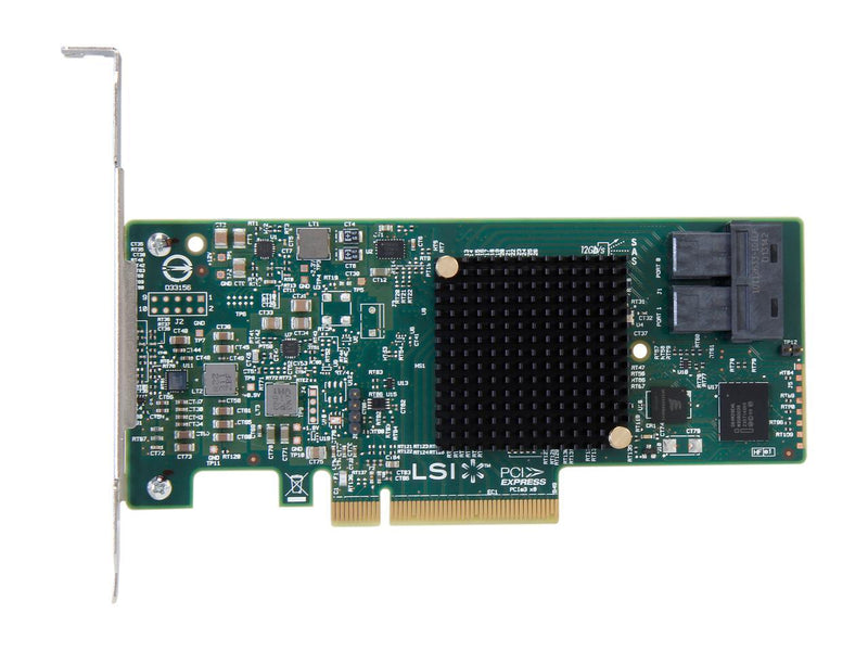 LSI Logic LSI00344 9300-8i SGL SAS 8Port 12Gb/s PCIE3.0 HBA Controller Card Brown Controladora