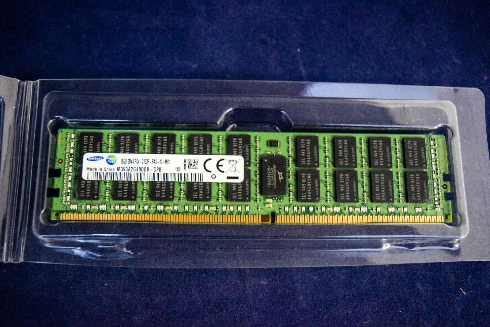 Samsung 16GB 2Rx4 PC4-2133P DDR4 ECC Server Memory - M393A2G40DB0-CPB (Like New)