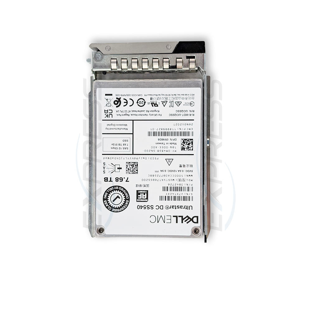 M48D8 - 2.5" 7.68TB SAS 12Gbps 512K RI SSD (118999827-01) | Refurbished EMC