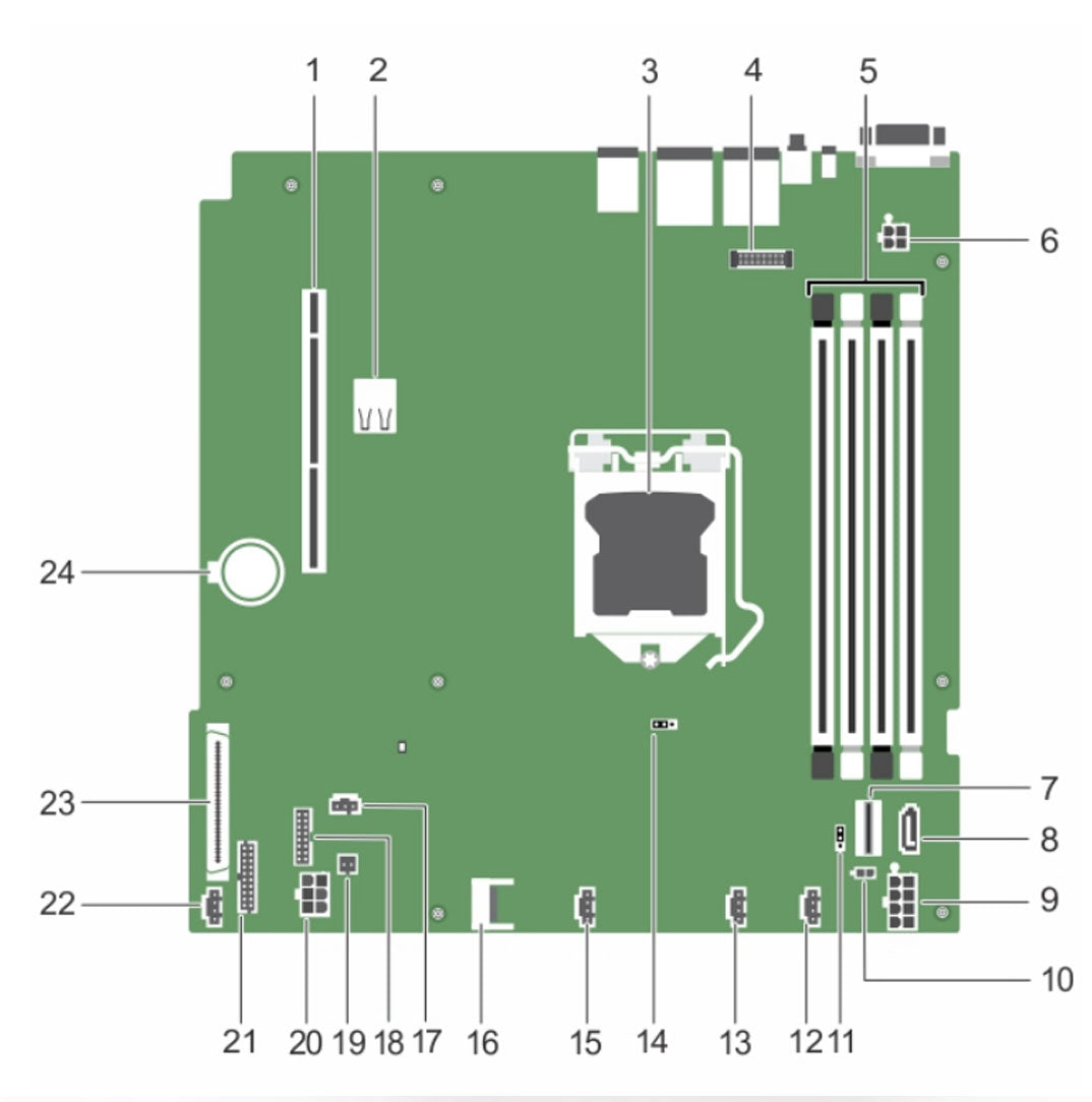 MFXTY — System Board Motherboard | Dell PowerEdge R230
