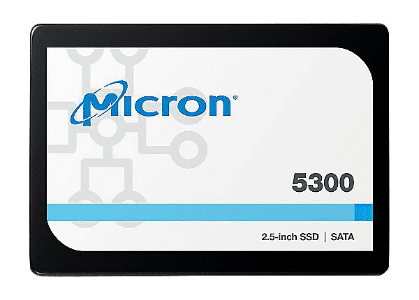 Micron 3.84TB (MTFDDAK3T8TDS-1AW1ZABYY) 5300 PRO SATA 6Gb s 2.5" 7mm Internal Solid State Drive - MTFDDAK3T8TDS-1AW1ZABYY