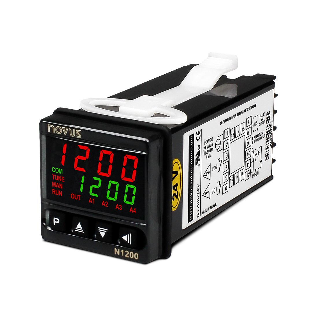 N1200 - Auto-Adaptive Universal Input PID Controller, 1/16DIN
