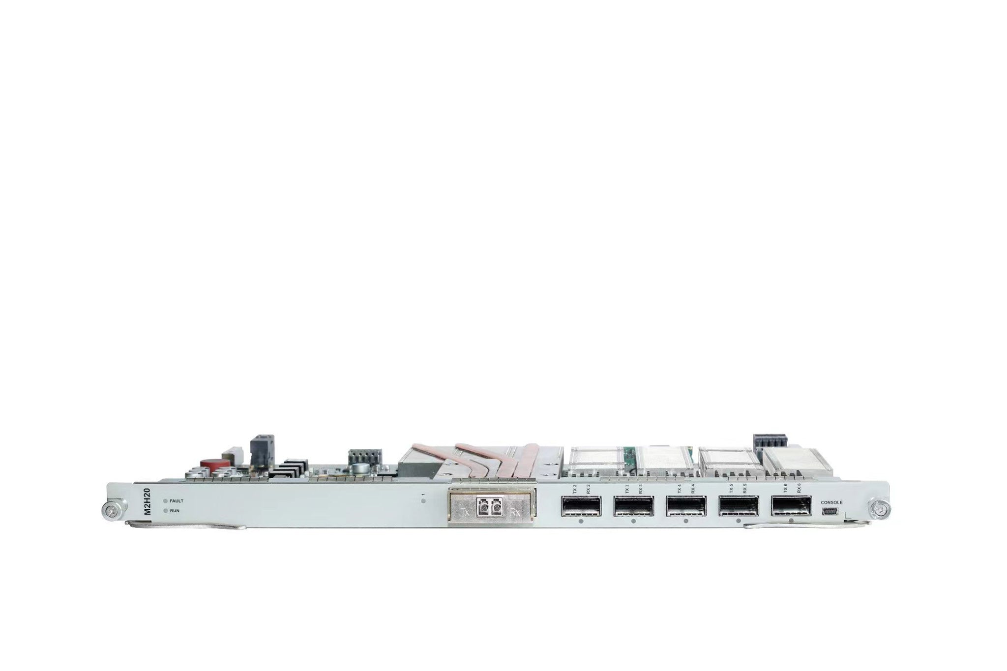 OTN6500-T, 2x 100G QSFP28/4x 40G QSFP+ to 1x 200G CFP2 Transponder/Muxponder