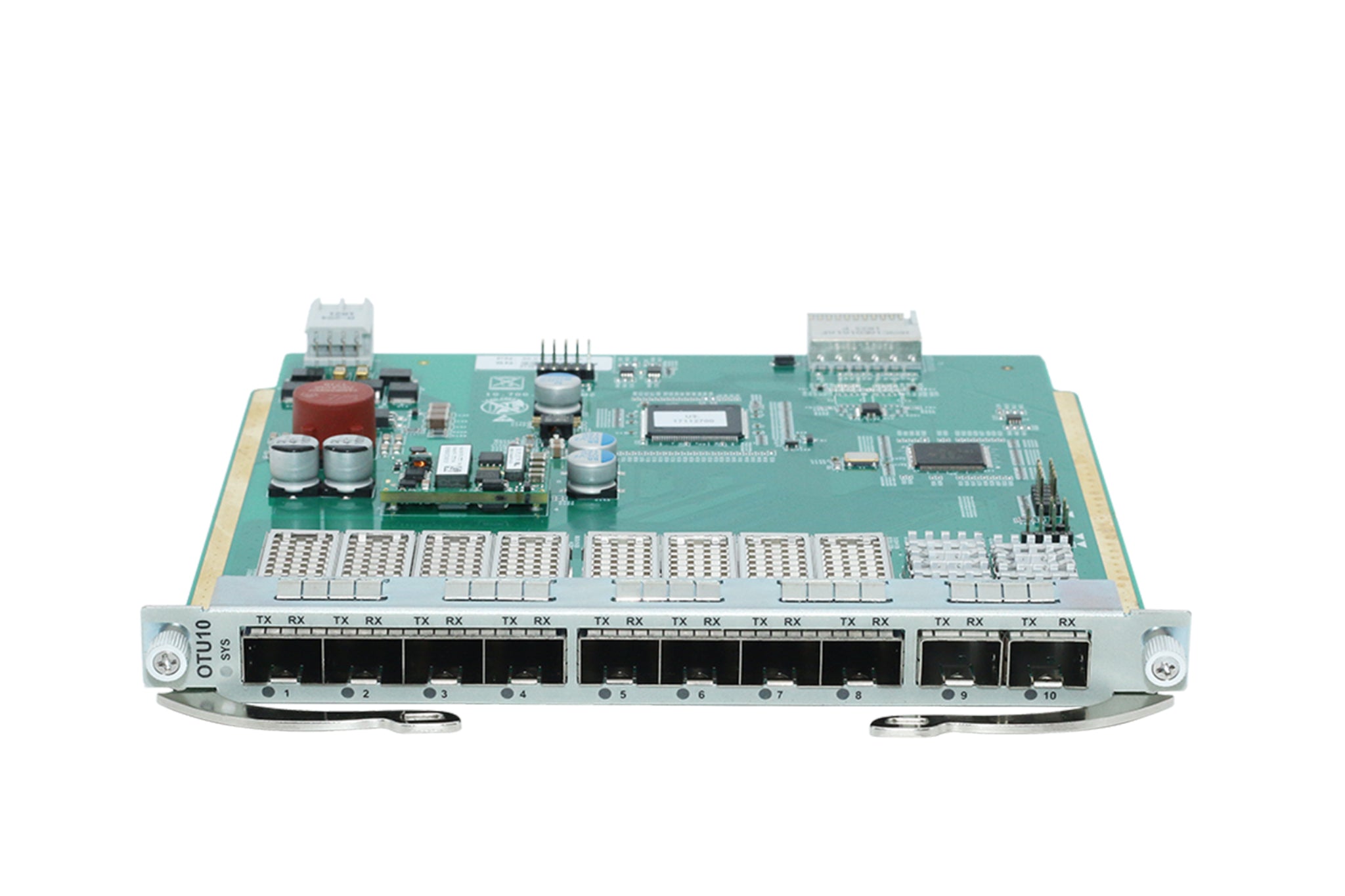 OTN6500-OEO10G, 5 Channels WDM Transponder (Converter), 10 SFP/SFP+ Slots