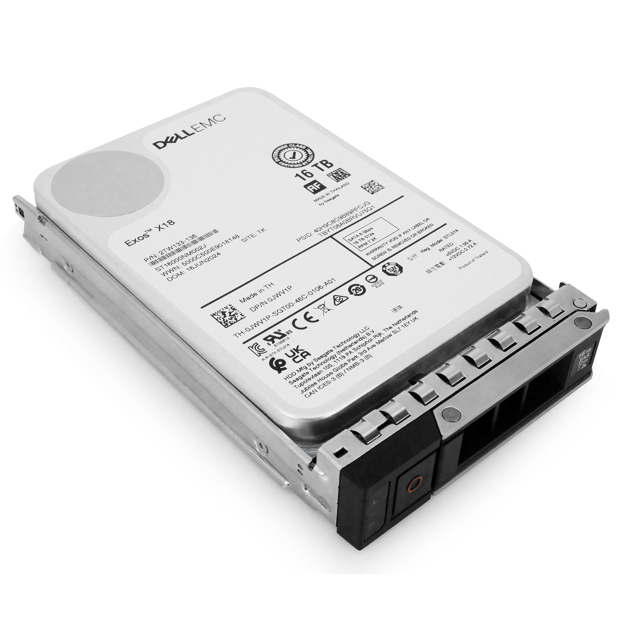 Dell G14 AA715975 16TB 7.2K RPM SATA 6Gb/s 512e 3.5in Hard Drive