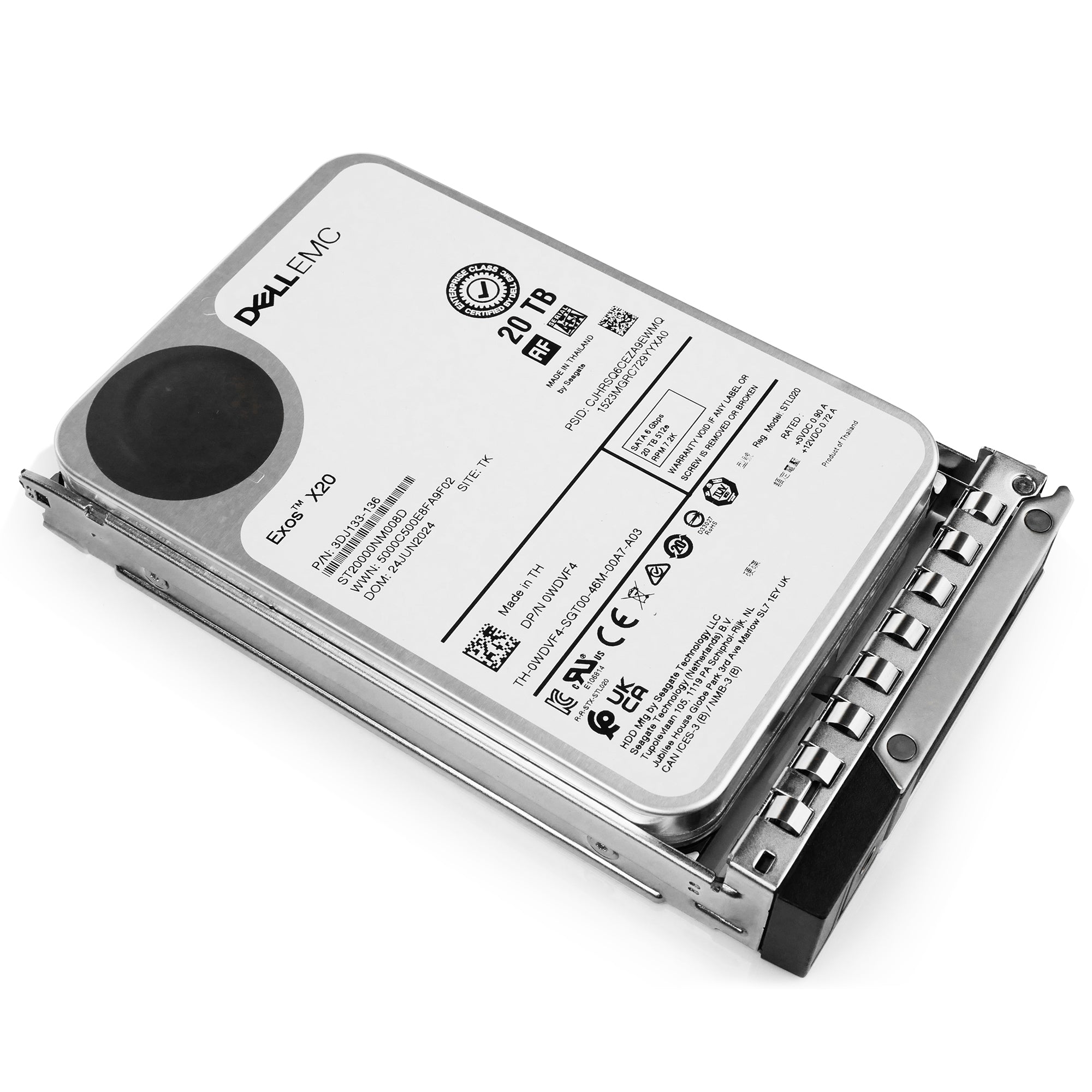 Dell G14 161-BBSV 20TB 7.2K RPM SATA 6Gb/s 512e 3.5in Hard Drive