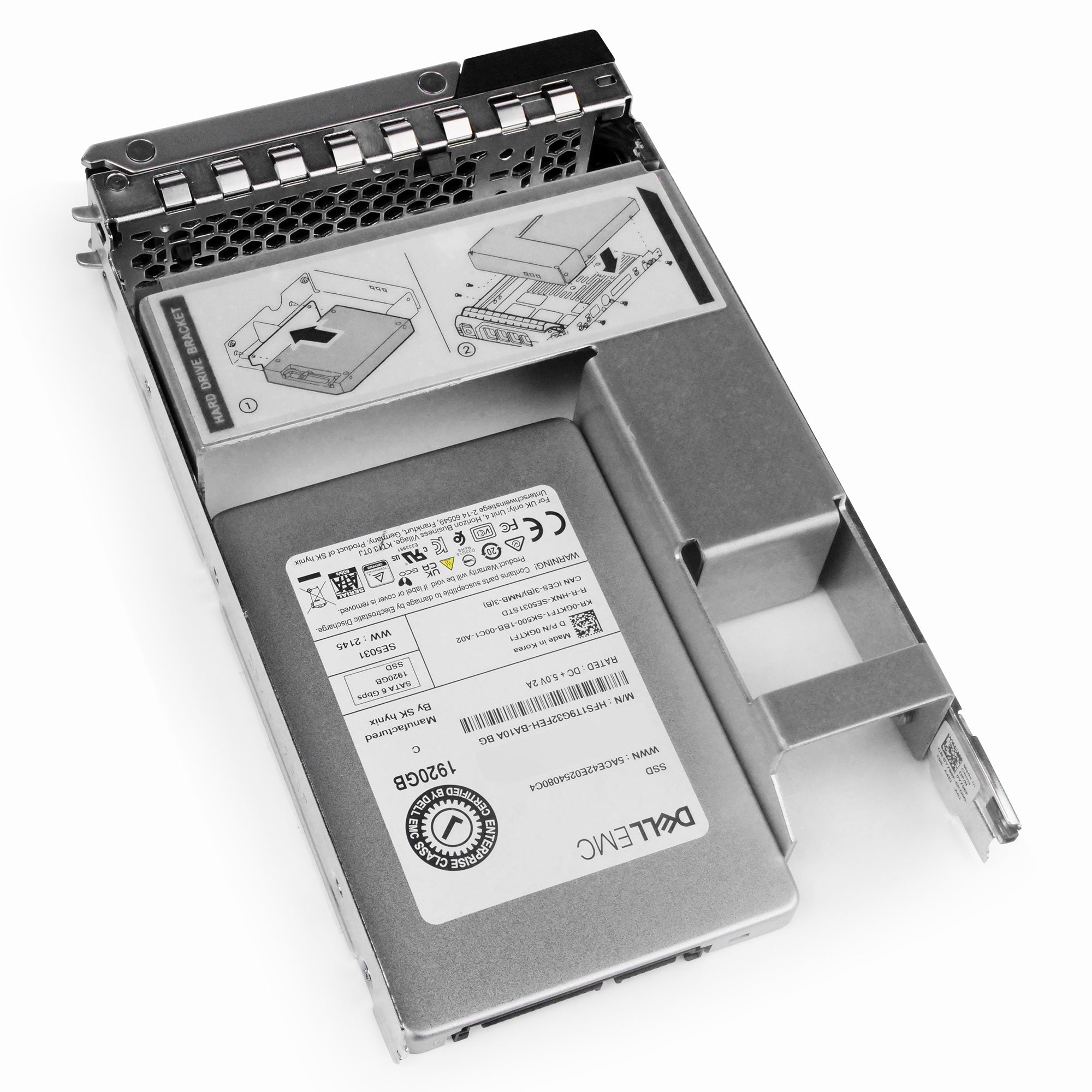 Dell G14 0GKTF1 1.92TB SATA 6Gb/s 3D TLC Hybrid 3.5in Refurbished SSD
