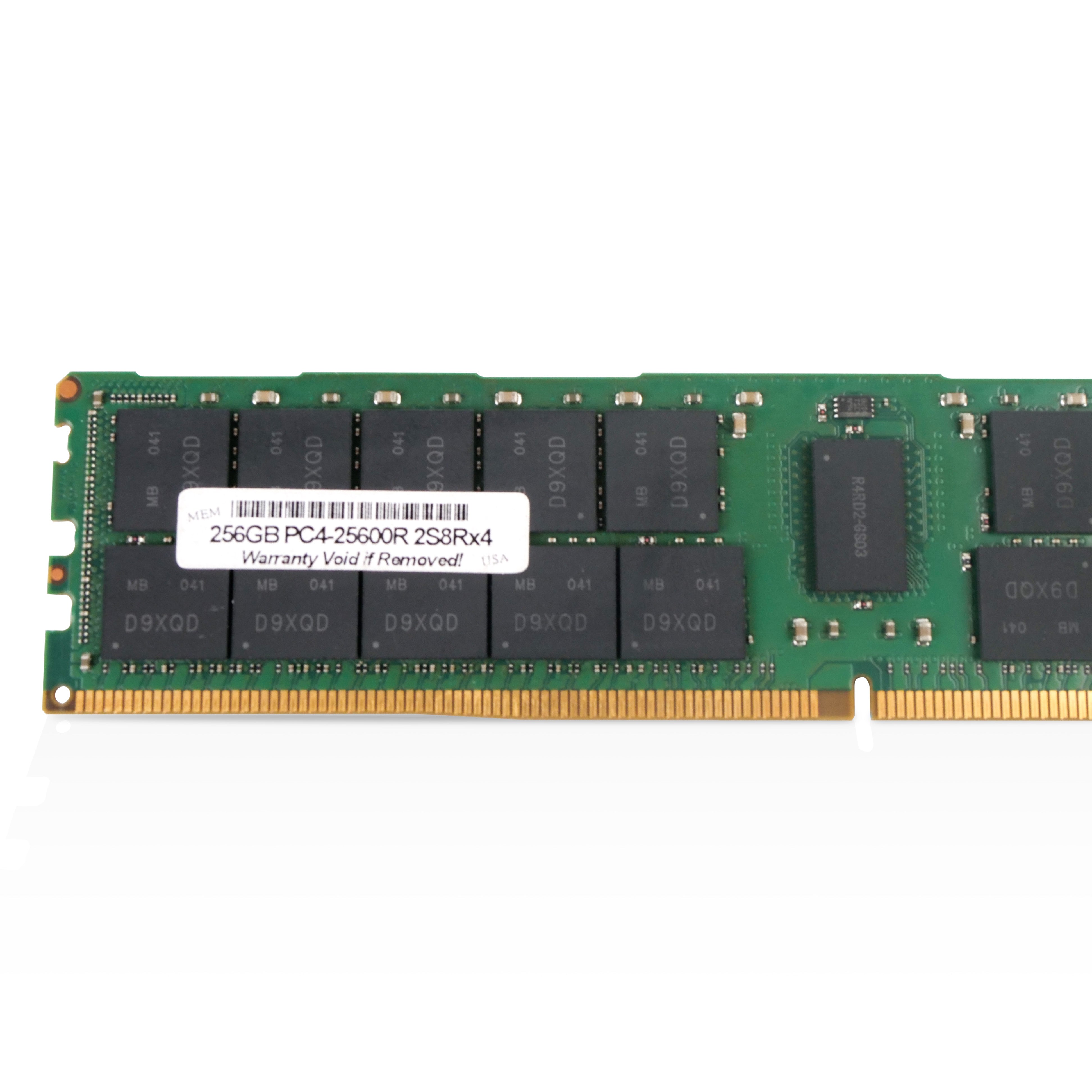 Micron MTA144ASQ32G72PSZ 256GB DDR4 3200MHz RDIMM ECC Server RAM PC4-25600R Refurbished Memory