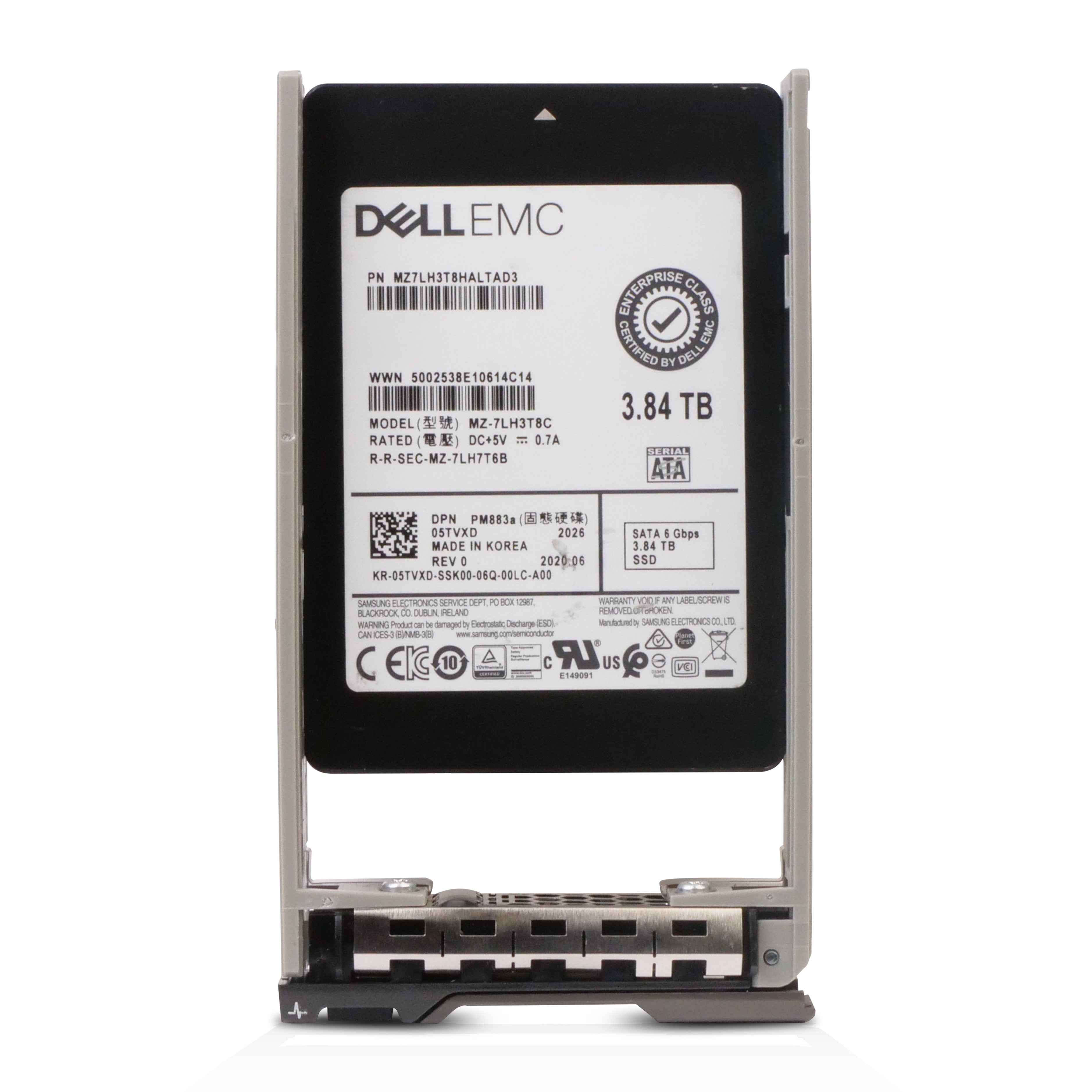 Dell G13 0FYP5F 3.84TB 1 DWPD SATA 6Gb/s 3D TLC 2.5in Refurbished SSD