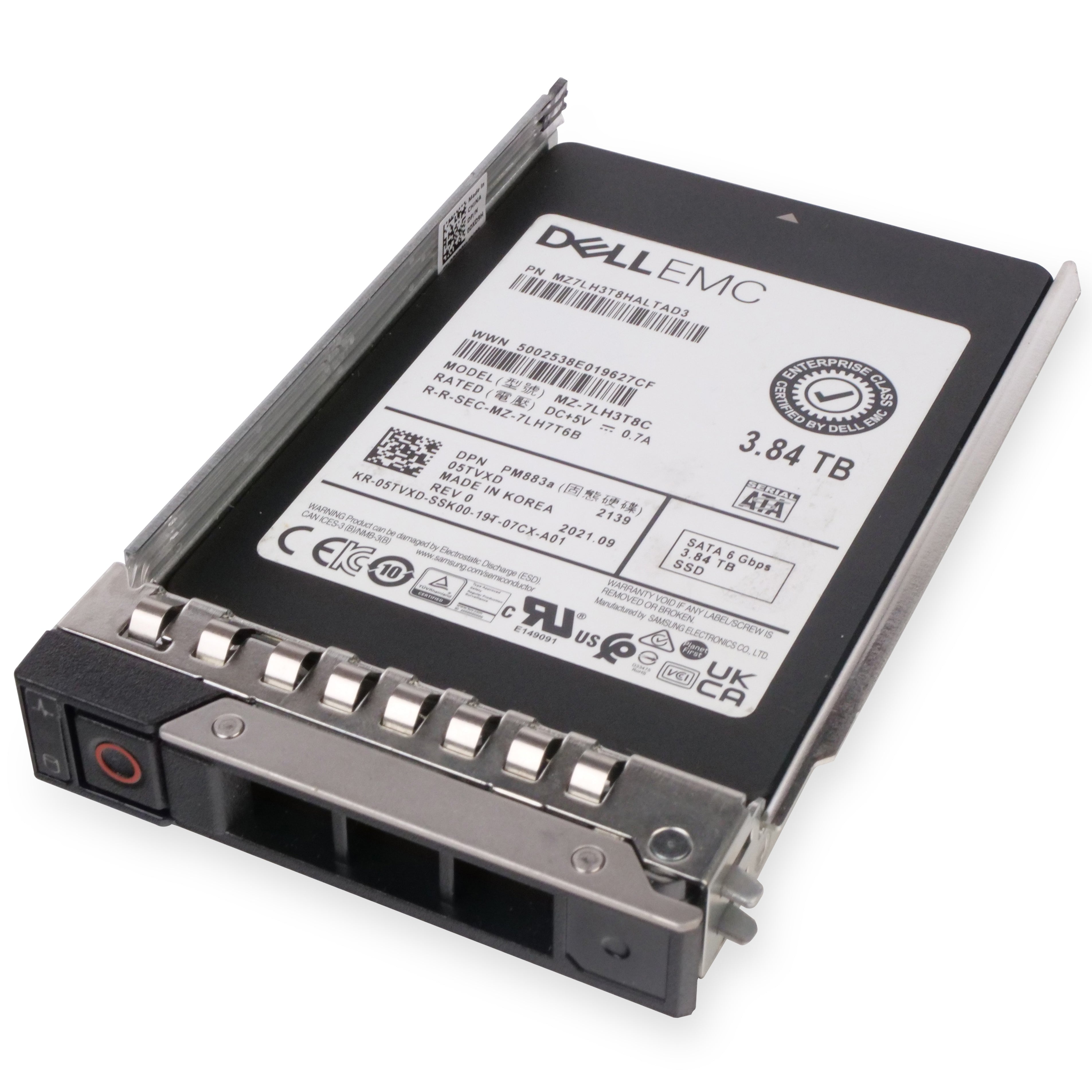 Dell G14 9Y24F 3.84TB 1 DWPD SATA 6Gb/s 3D TLC 2.5in Refurbished SSD