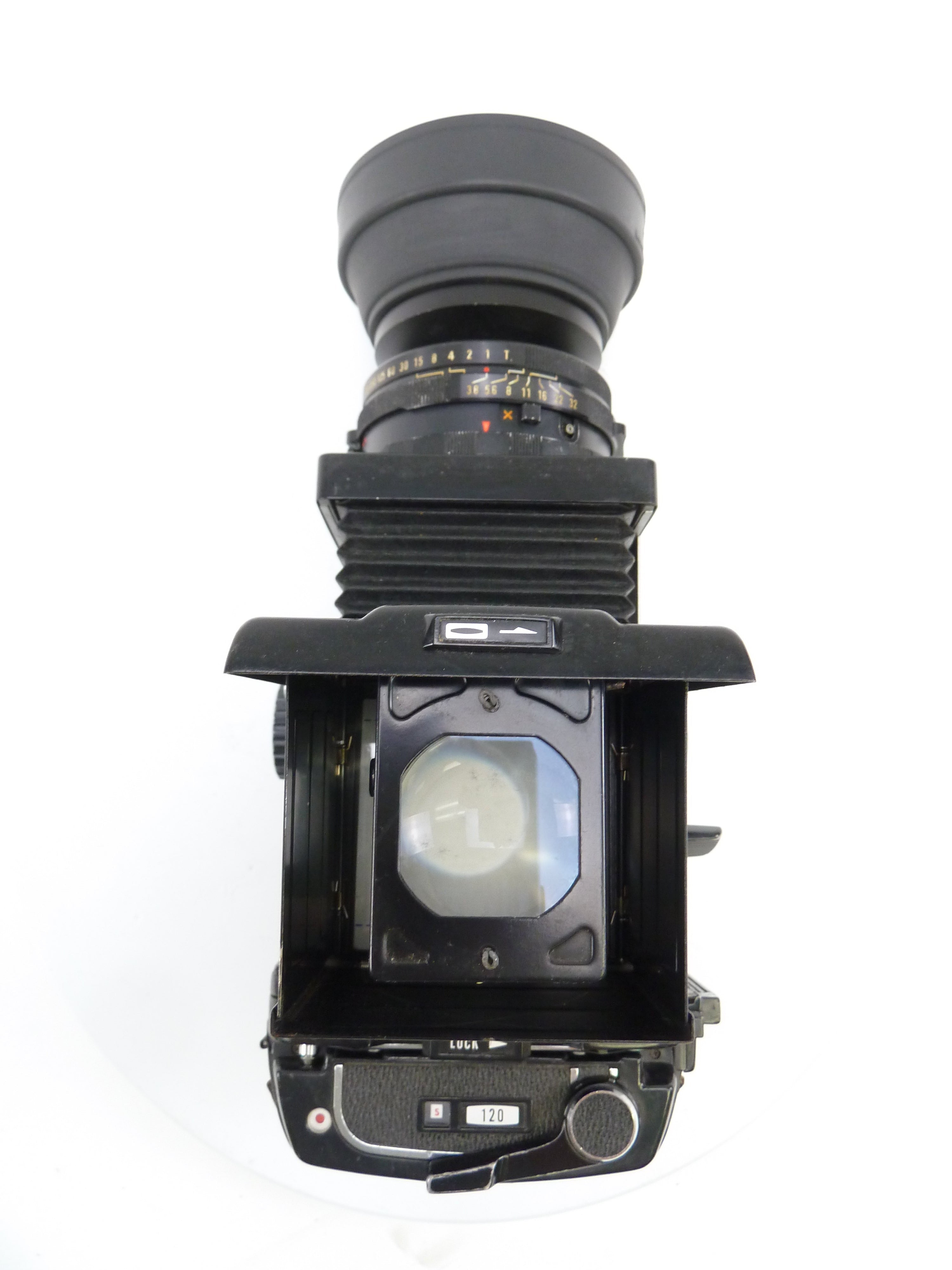 Mamiya RB67 Complete Camera Outfit with 127MM f3.8 Lens, 120 Back, and WLF