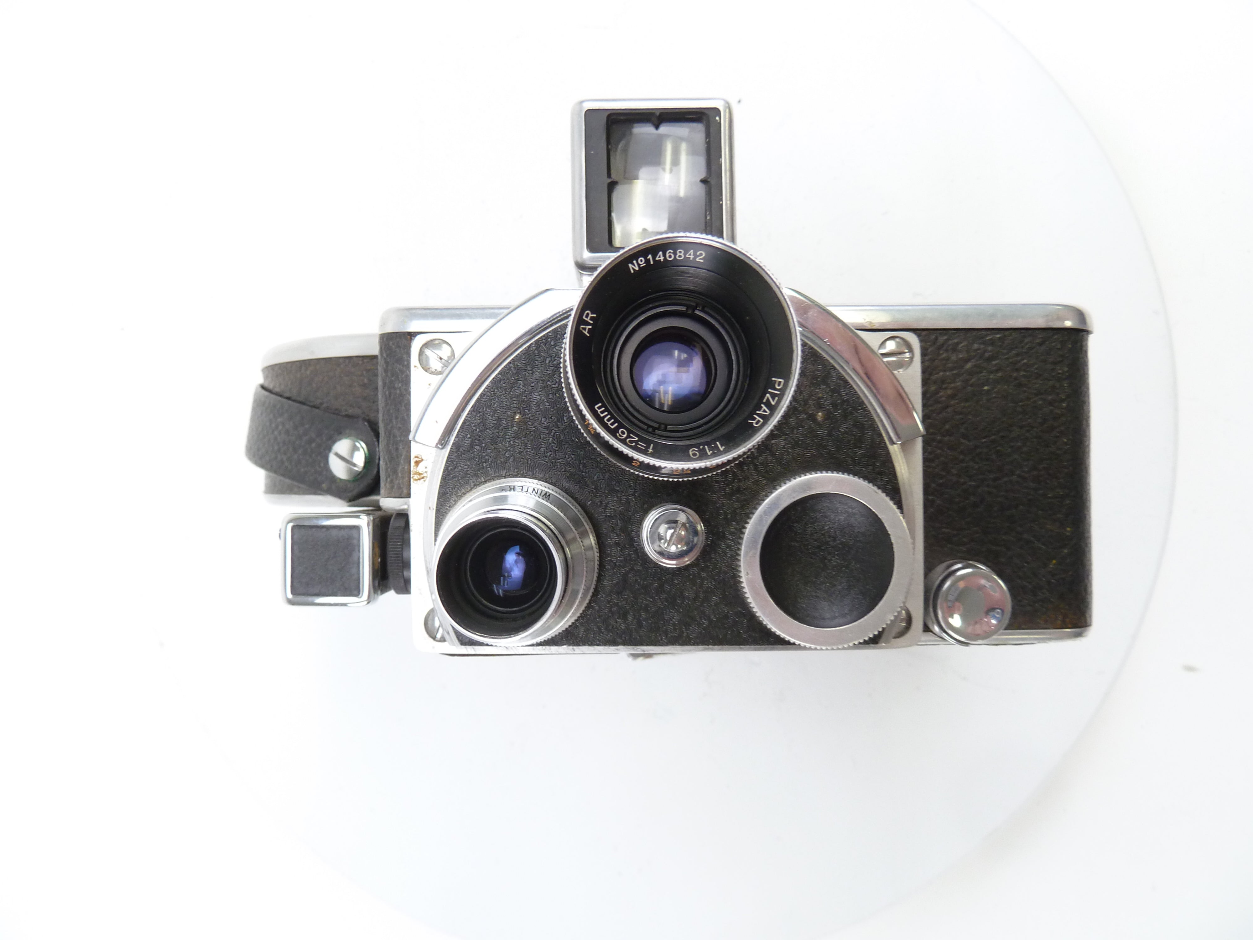 Bolex H16 Standard with 1" f2.5 Wollensak and Pizar 26MM f1.9 Lens