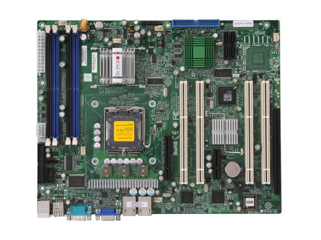 Supermicro PDSME+ Intel 3010 Socket LGA 775 FSB1066Mhz 4DDR2 SATA RAID Video Dual GbE Lan ATX Server Motherboard.