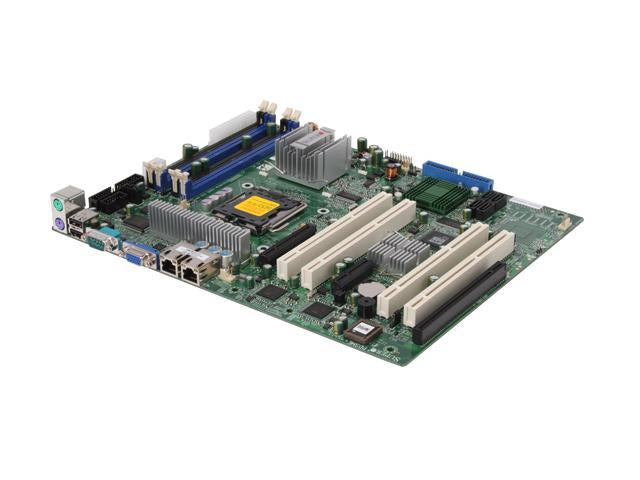 Supermicro PDSME+ Intel 3010 Socket LGA 775 FSB1066Mhz 4DDR2 SATA RAID Video Dual GbE Lan ATX Server Motherboard.