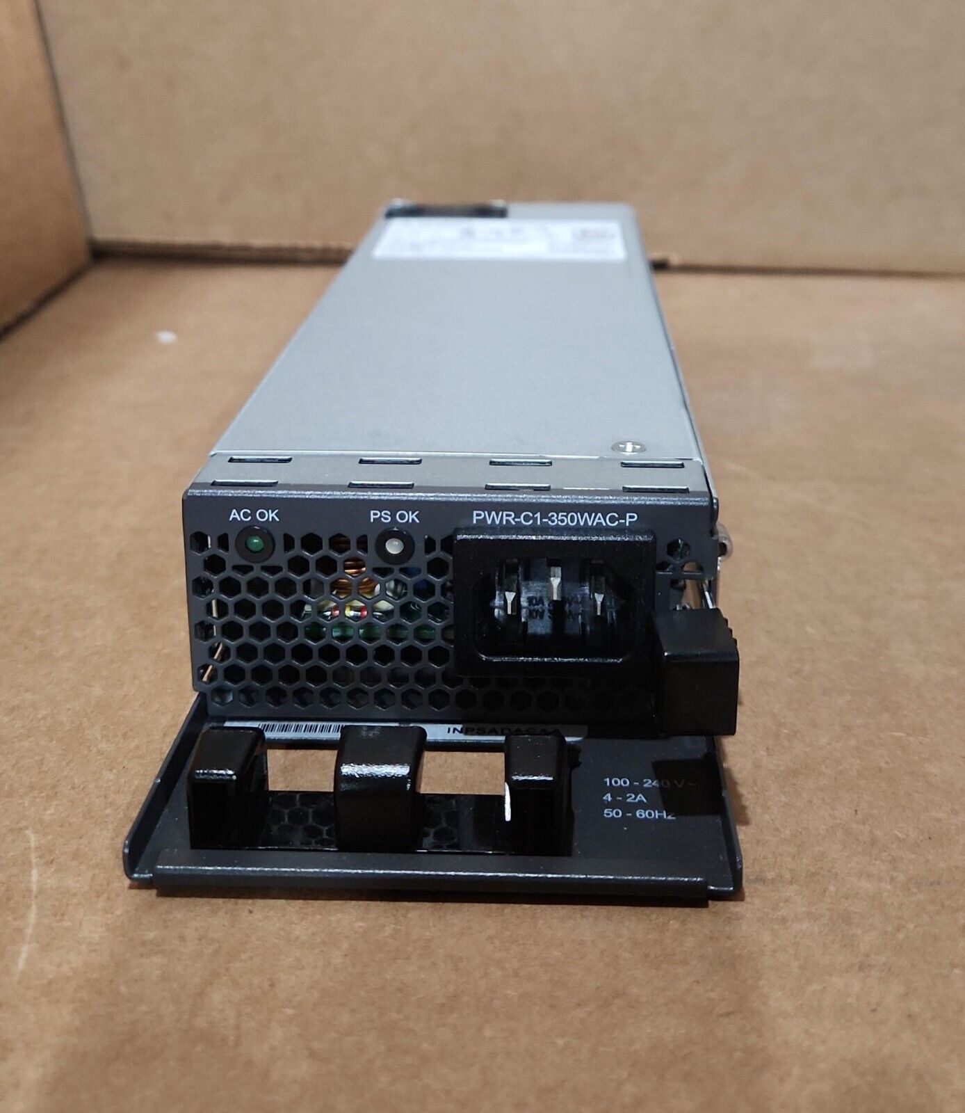 **New** Cisco 350W PWR-C1-350WAC-P for Catalyst 3850 Series Power Supply. 3 Year Warranty