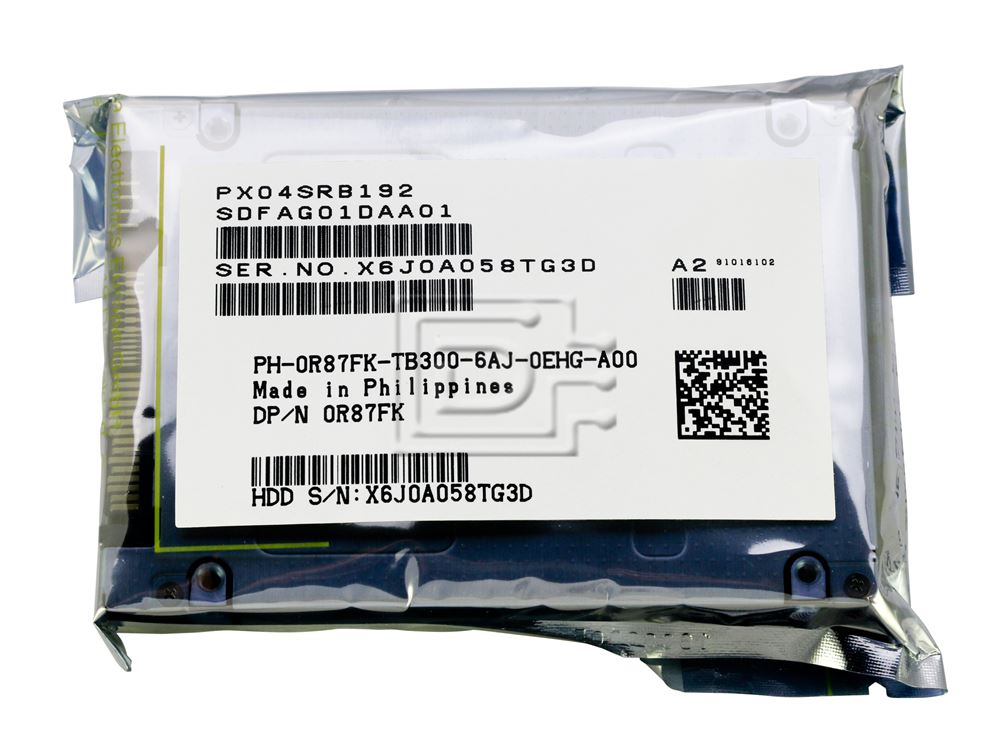 Dell R87FK-Toshiba PX04SRB192 1.92TB 12Gbps 2.5in SFF eMLC SAS SSD
